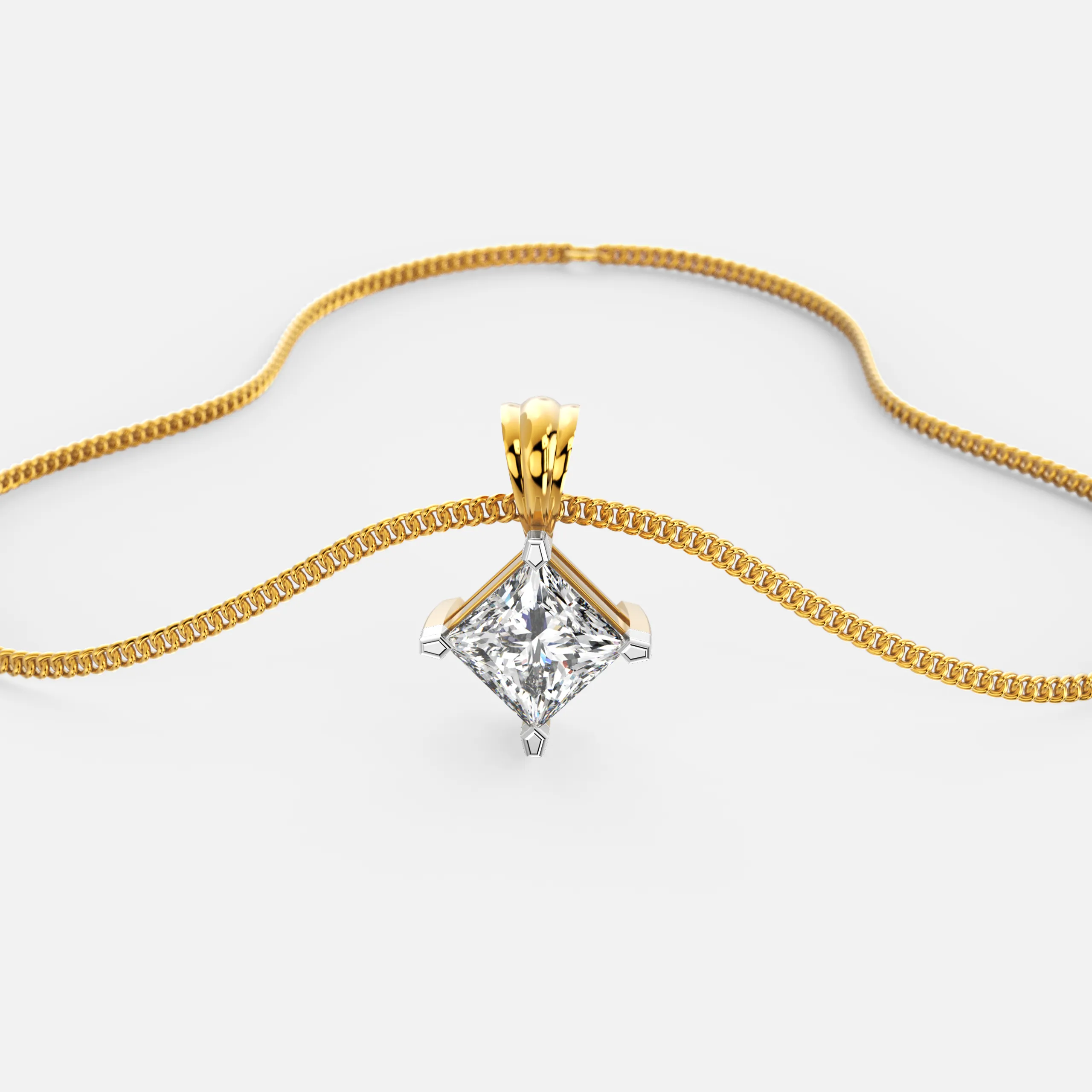 Allure Princess Diamond Pendant