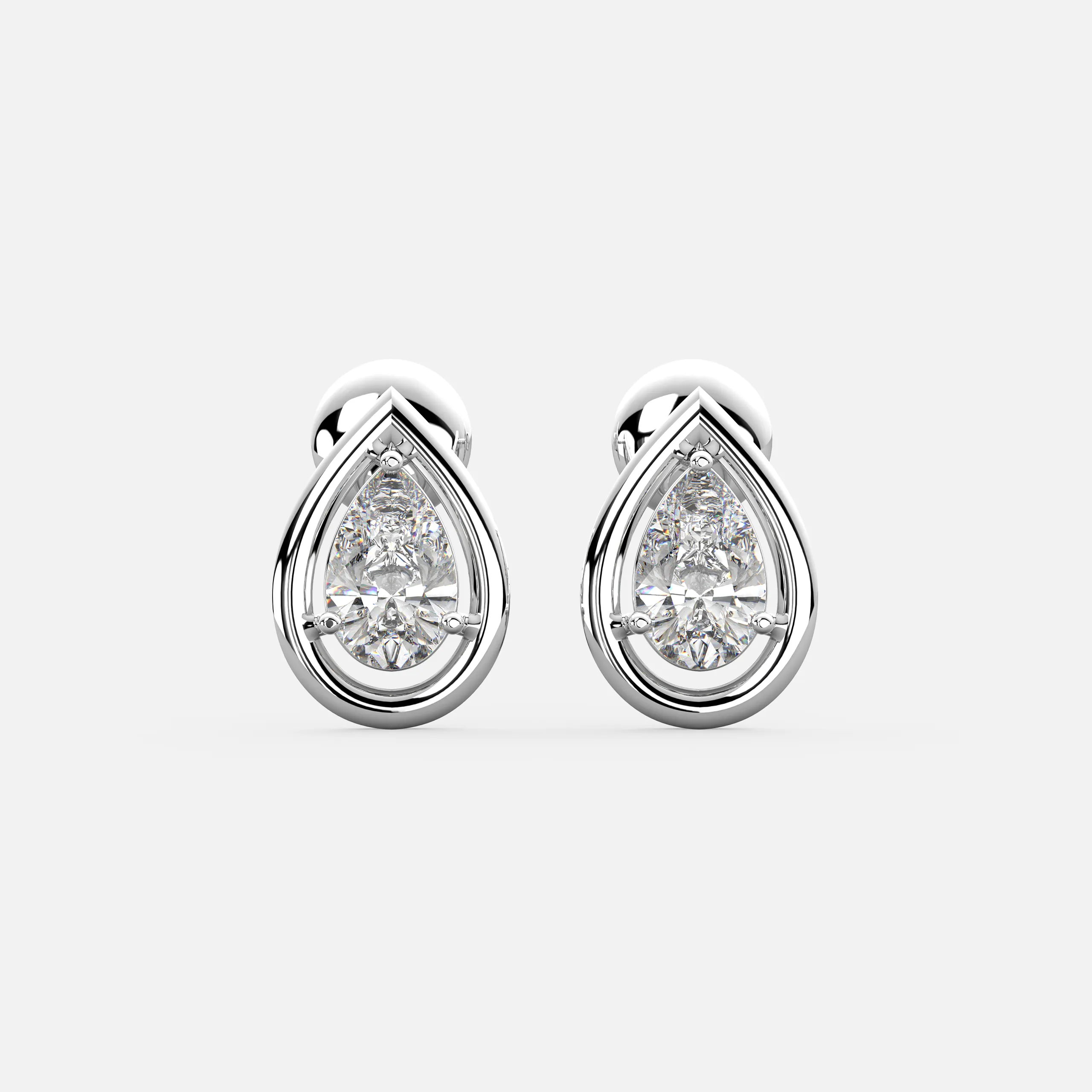 Pearlight Diamond Earrings