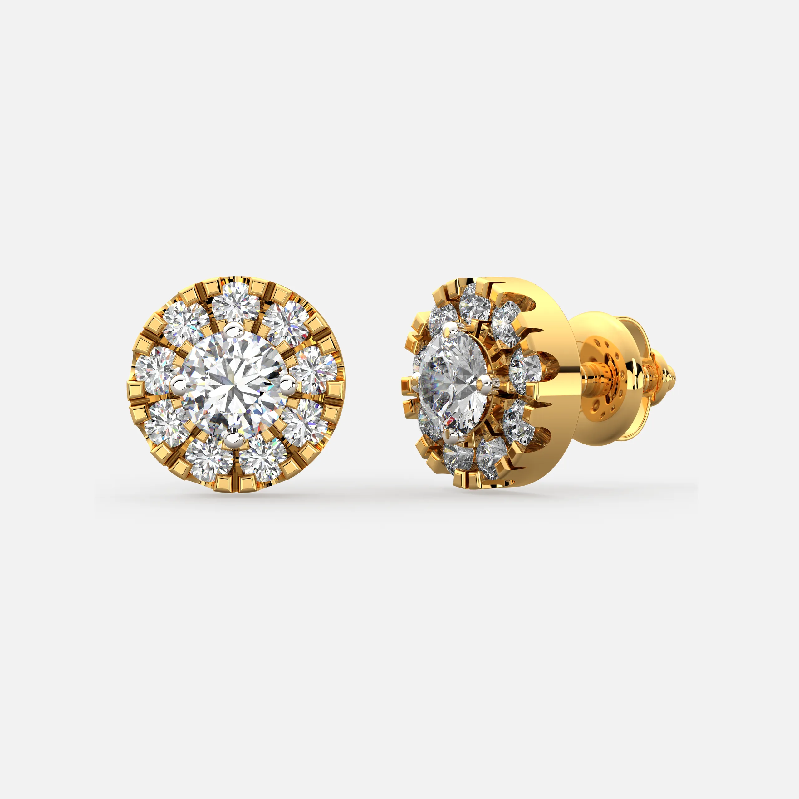 Eternal Halo Diamond Studs