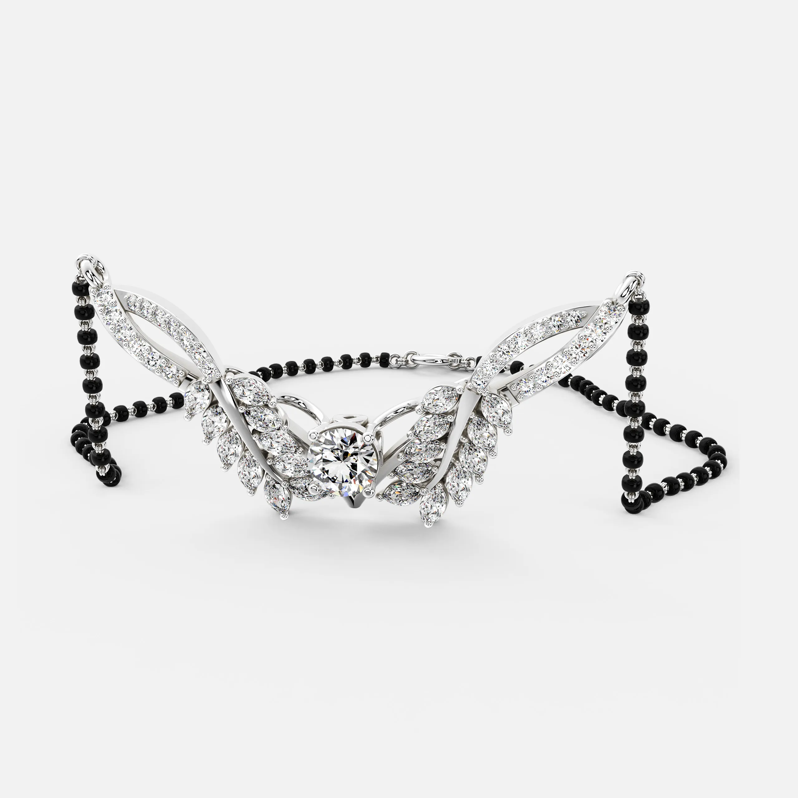 Graceleaf Diamond Mangalsutra