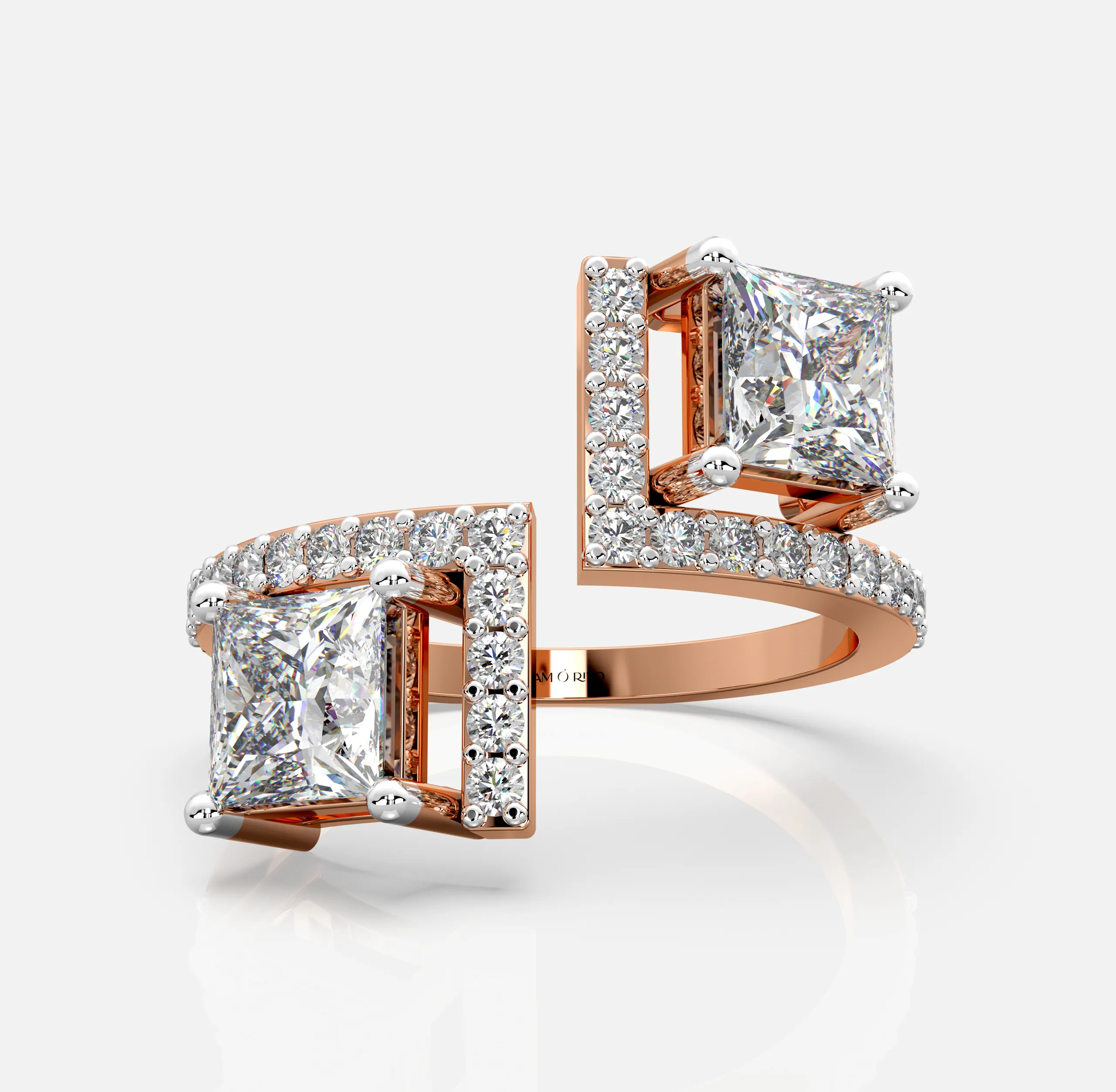 Square Glint Ring