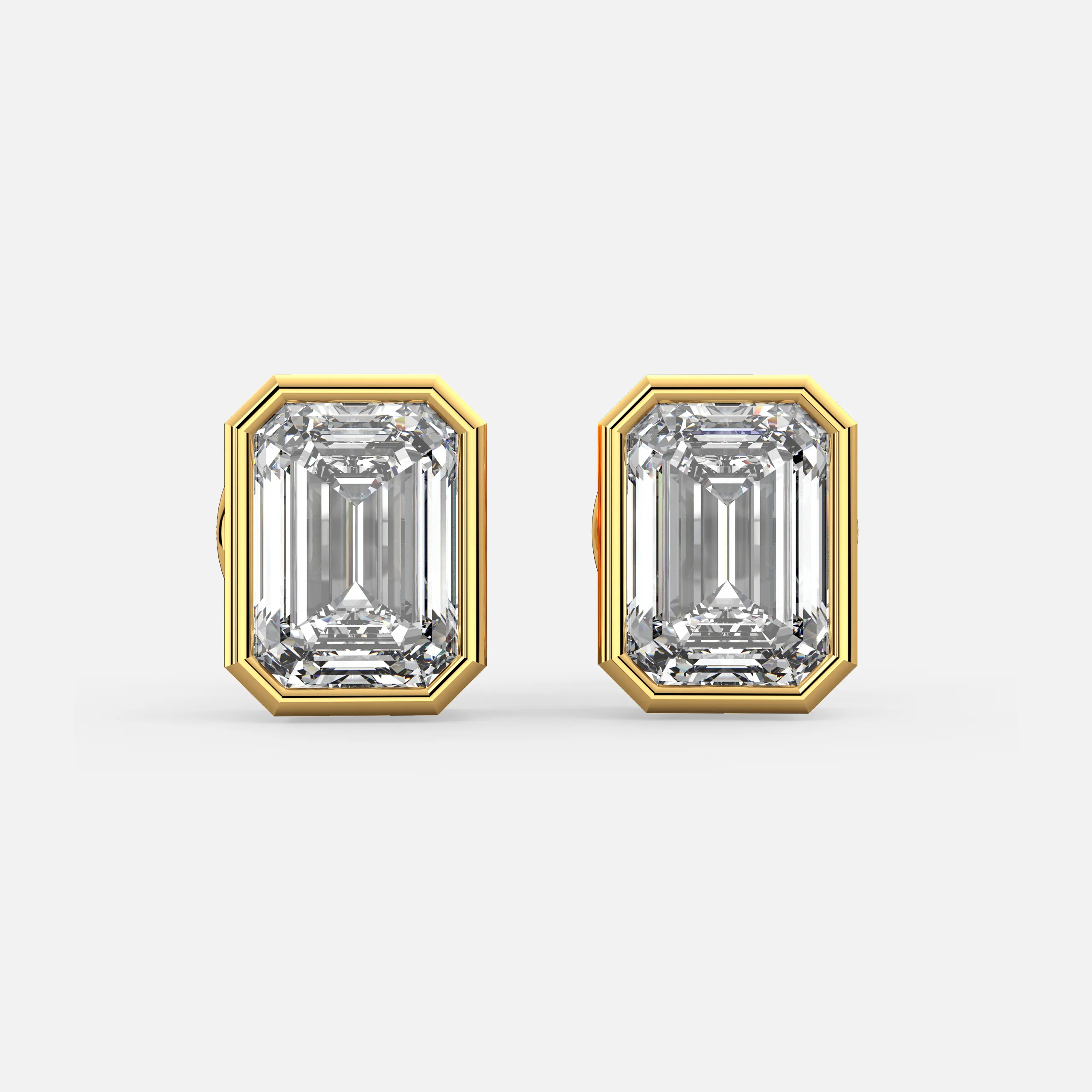 Regal Emerald Diamond Studs