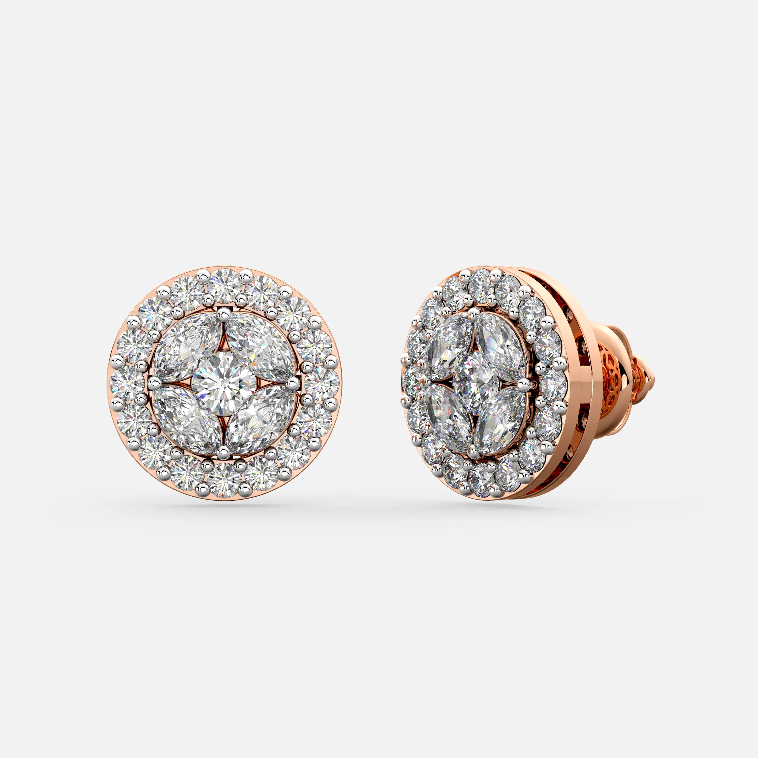 Celestial Bloom Diamond Earrings
