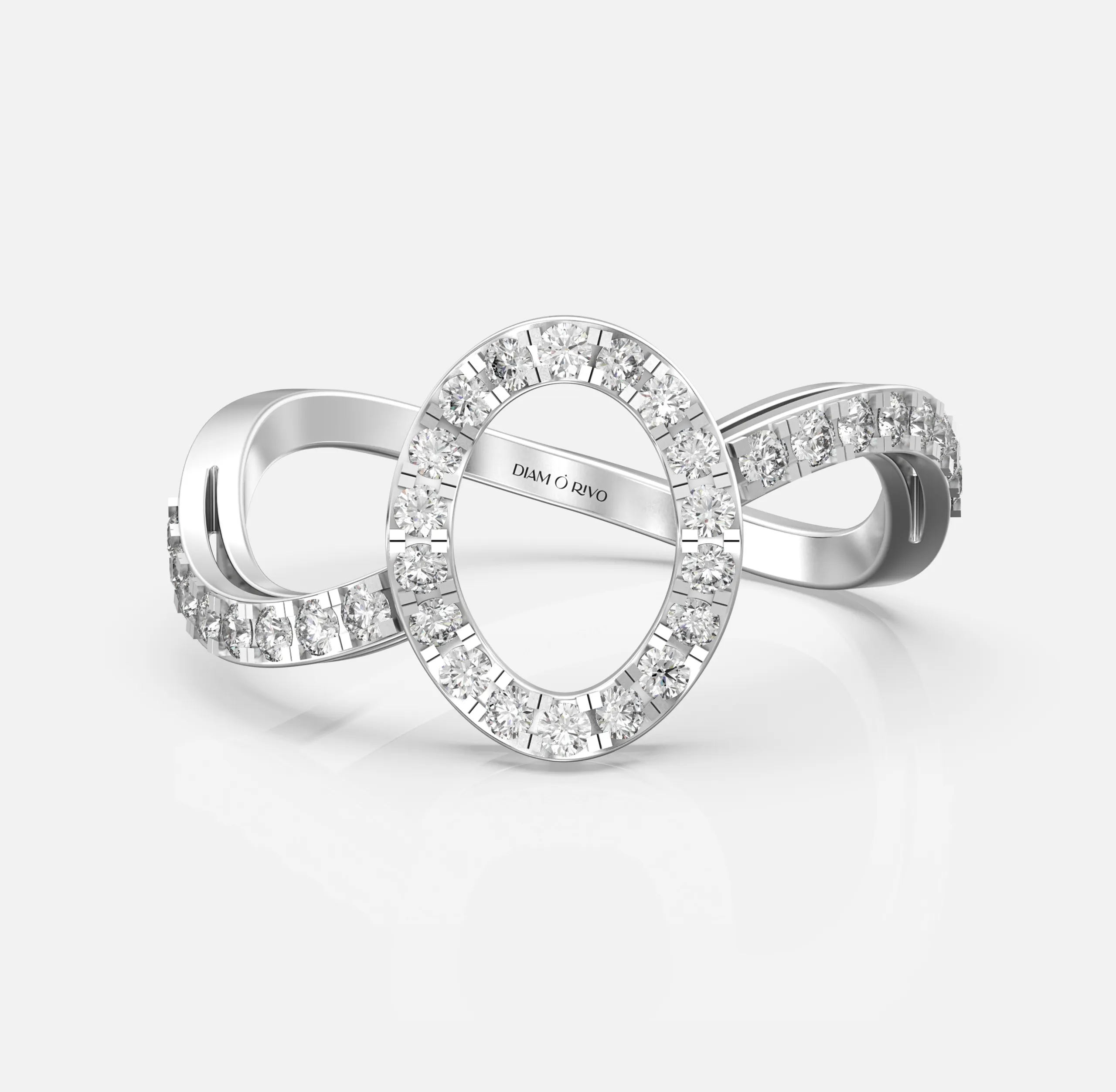 Endless Oval Diamond Ring
