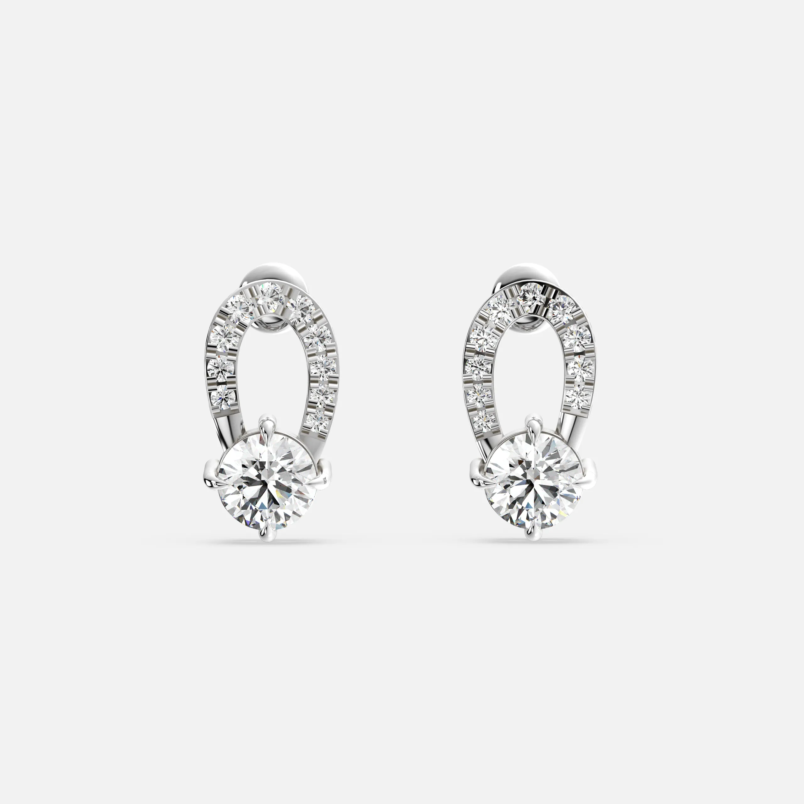 Infinity Glow Diamond Earrings