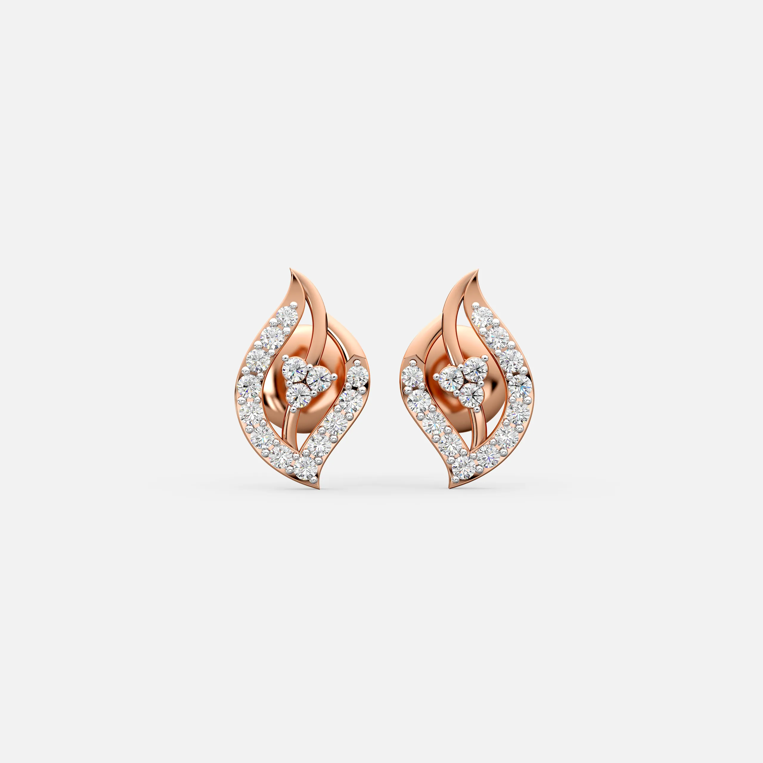 Petal Flow Diamond Studs