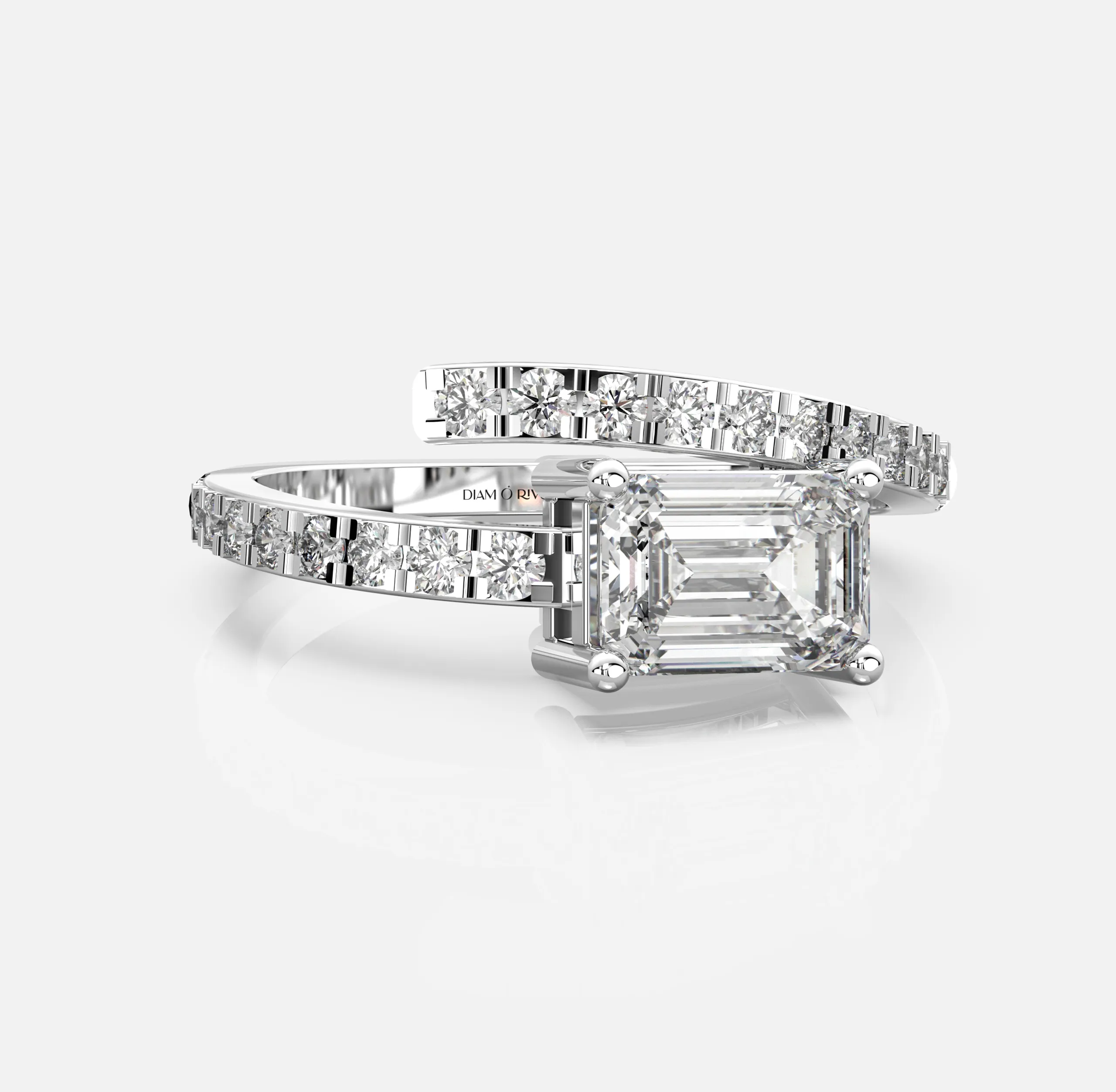 Radiance Flow Diamond Ring
