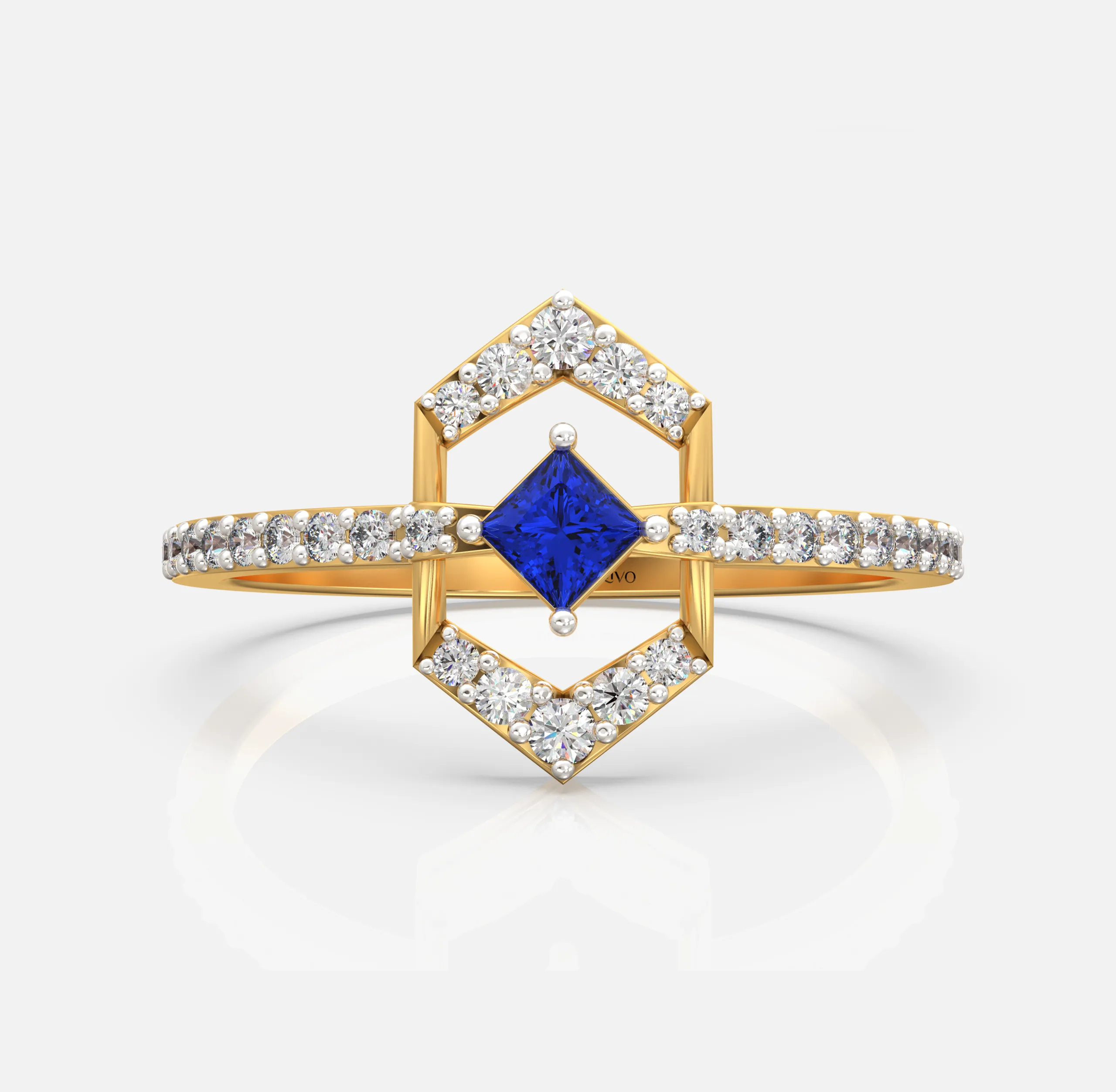 Royal Frame Diamond Ring