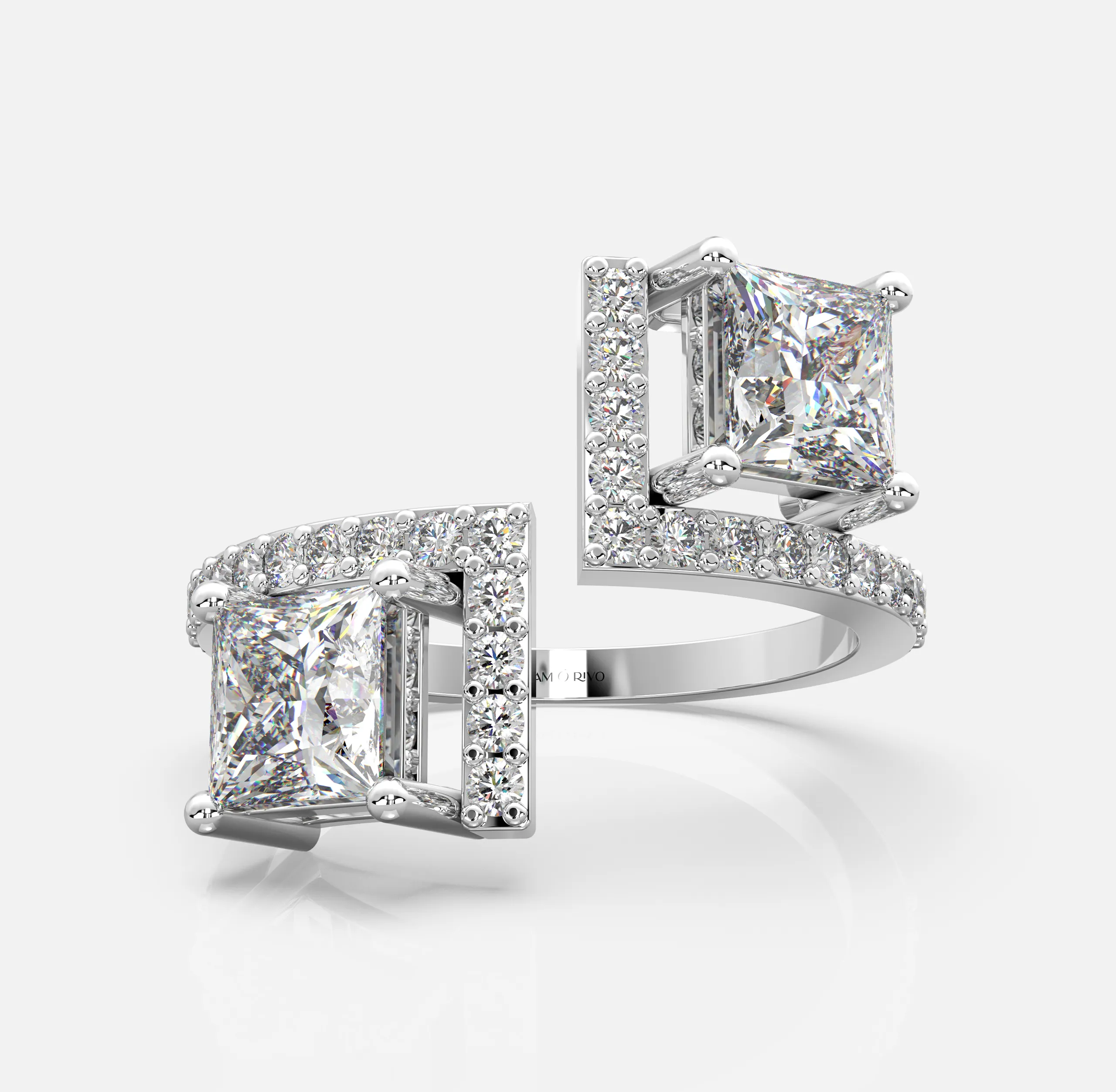 Square Glint Ring