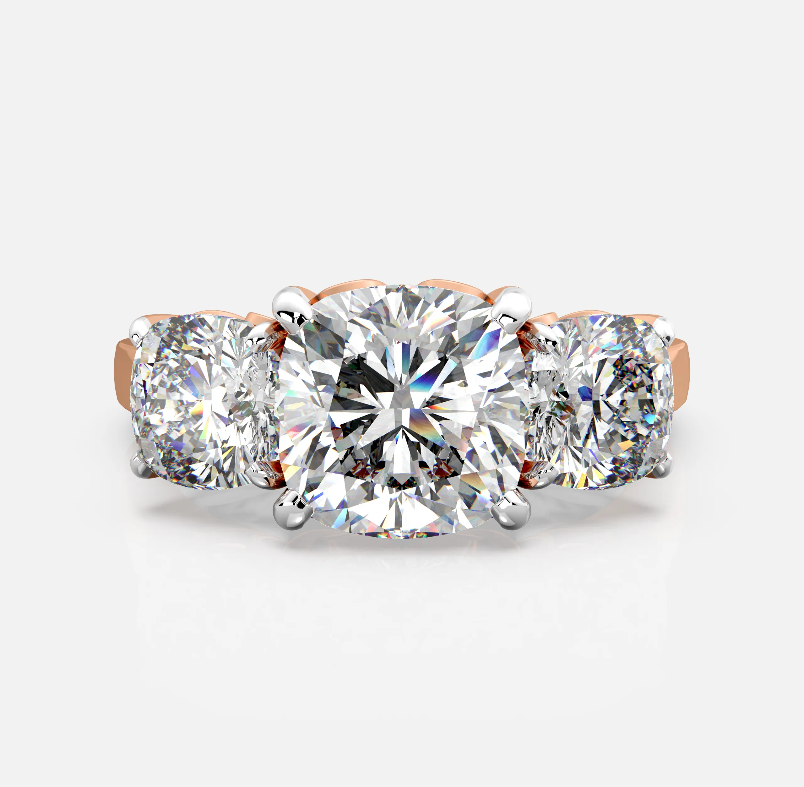 Elegant Trio Diamond Ring