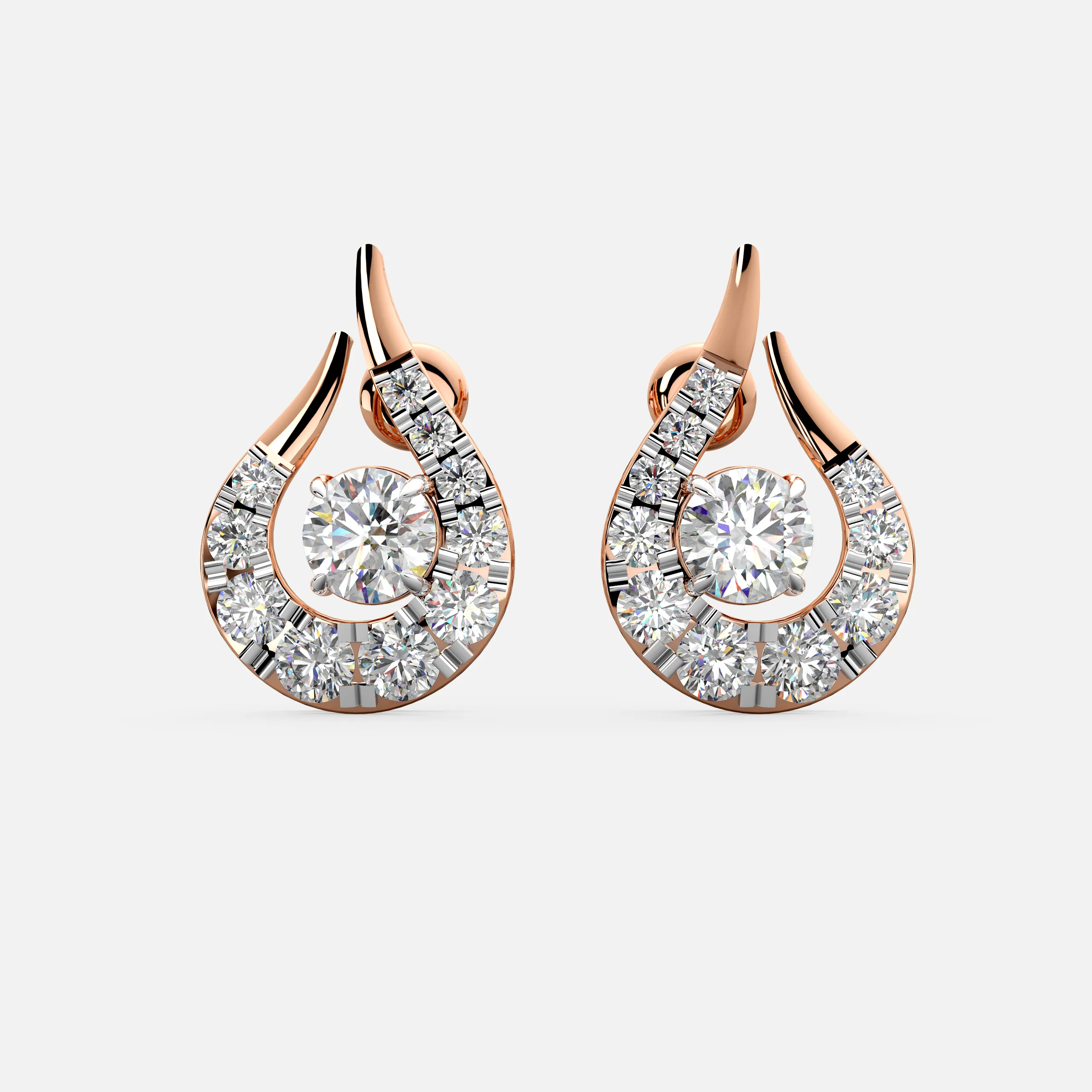 Flame Diamond Earrings