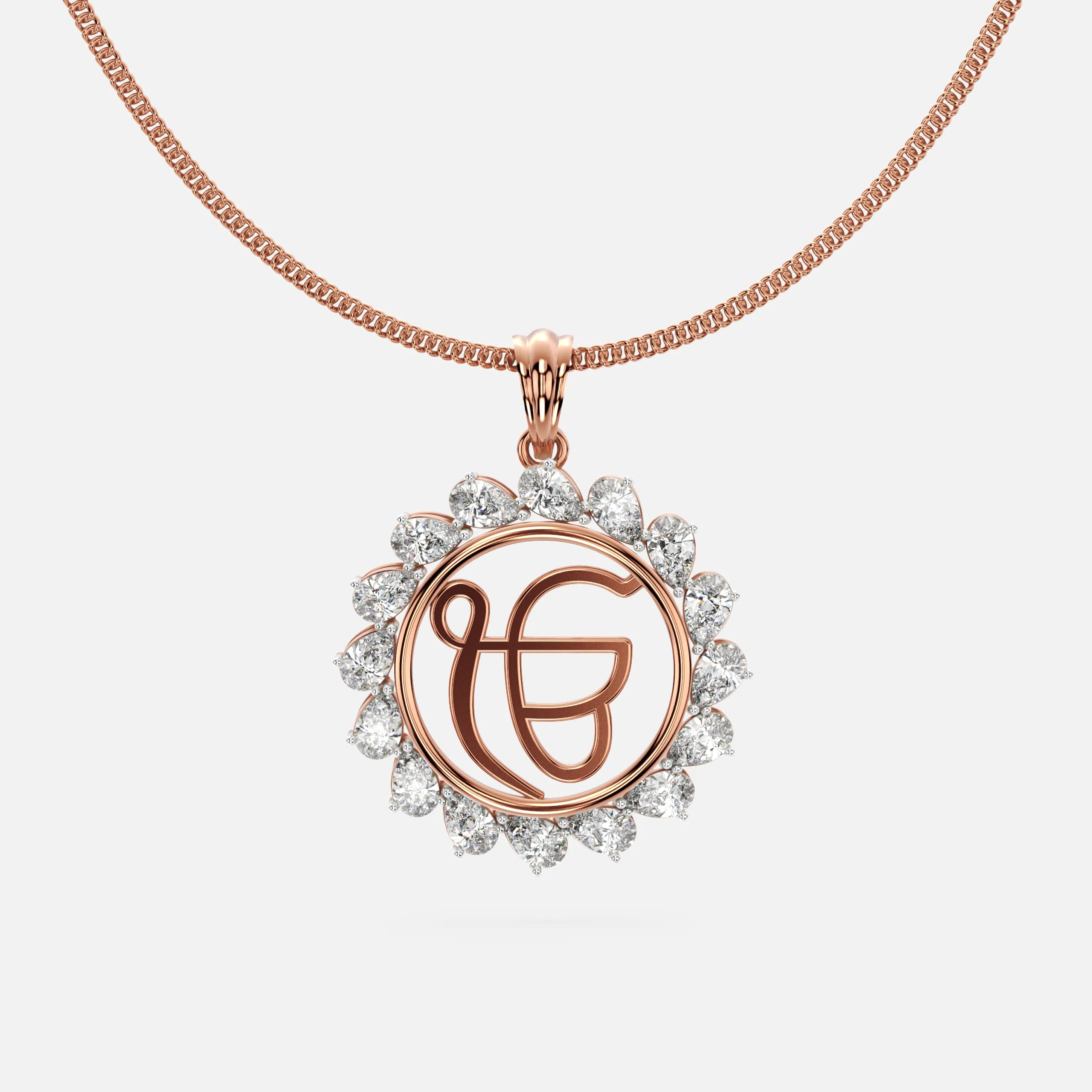 Divine Ek Onkar Diamond Pendant