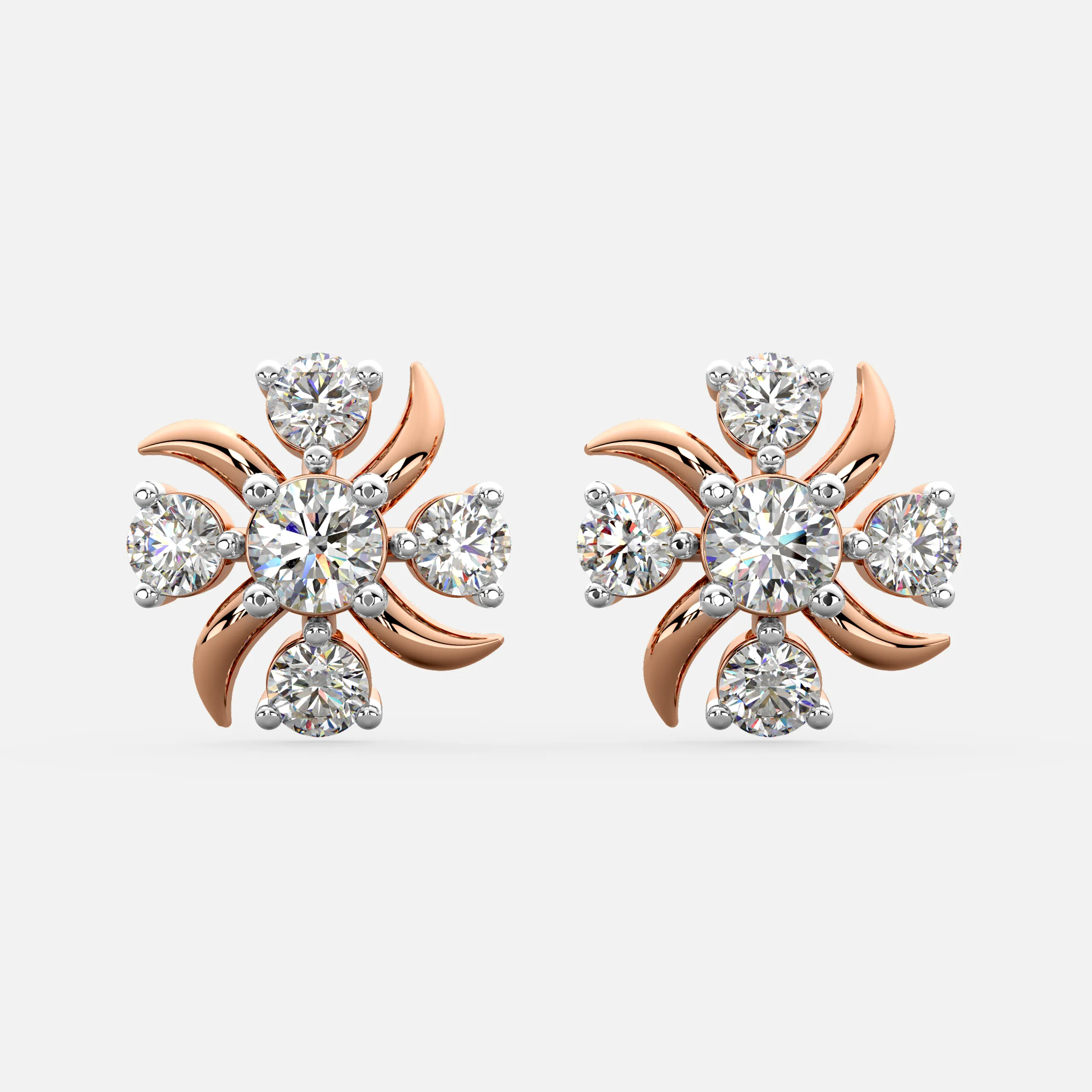 Twilight Bloom Diamond Earrings