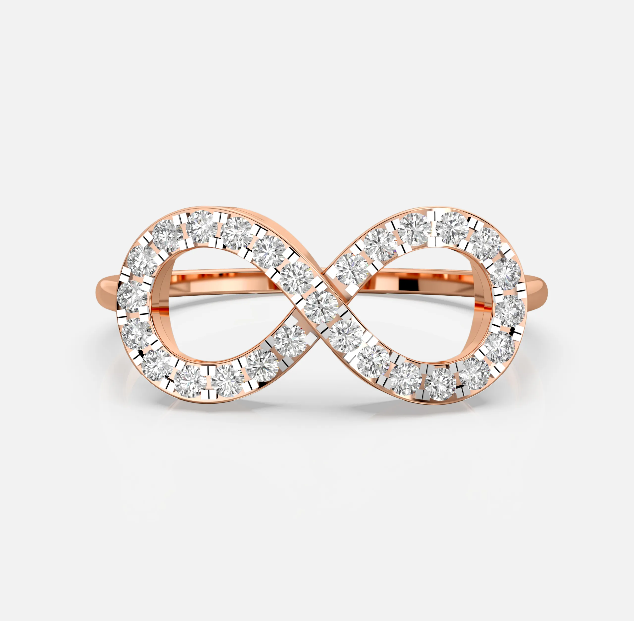 Diamond Infinity Promise Ring
