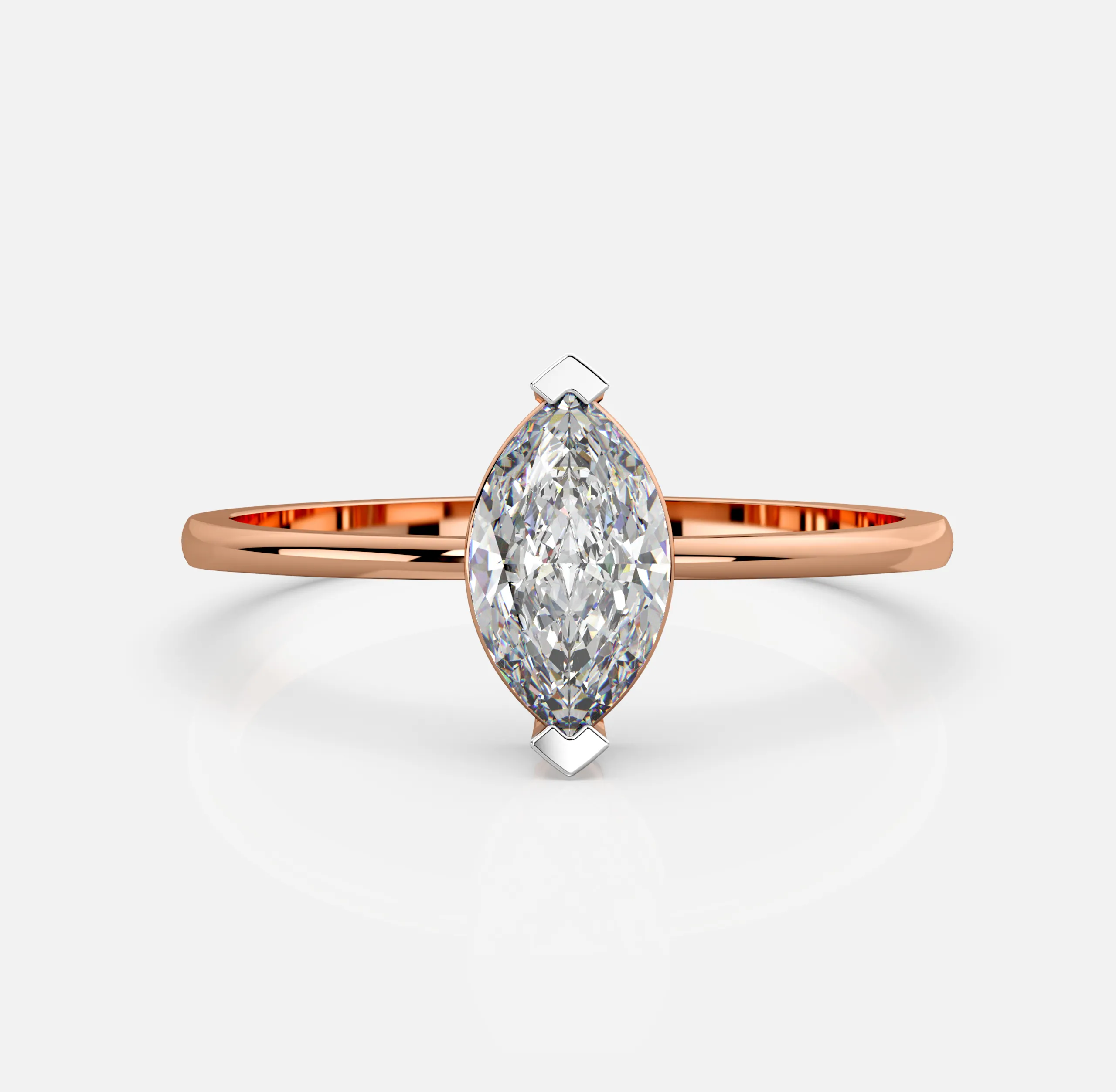 Gleam Marquise Solitaire