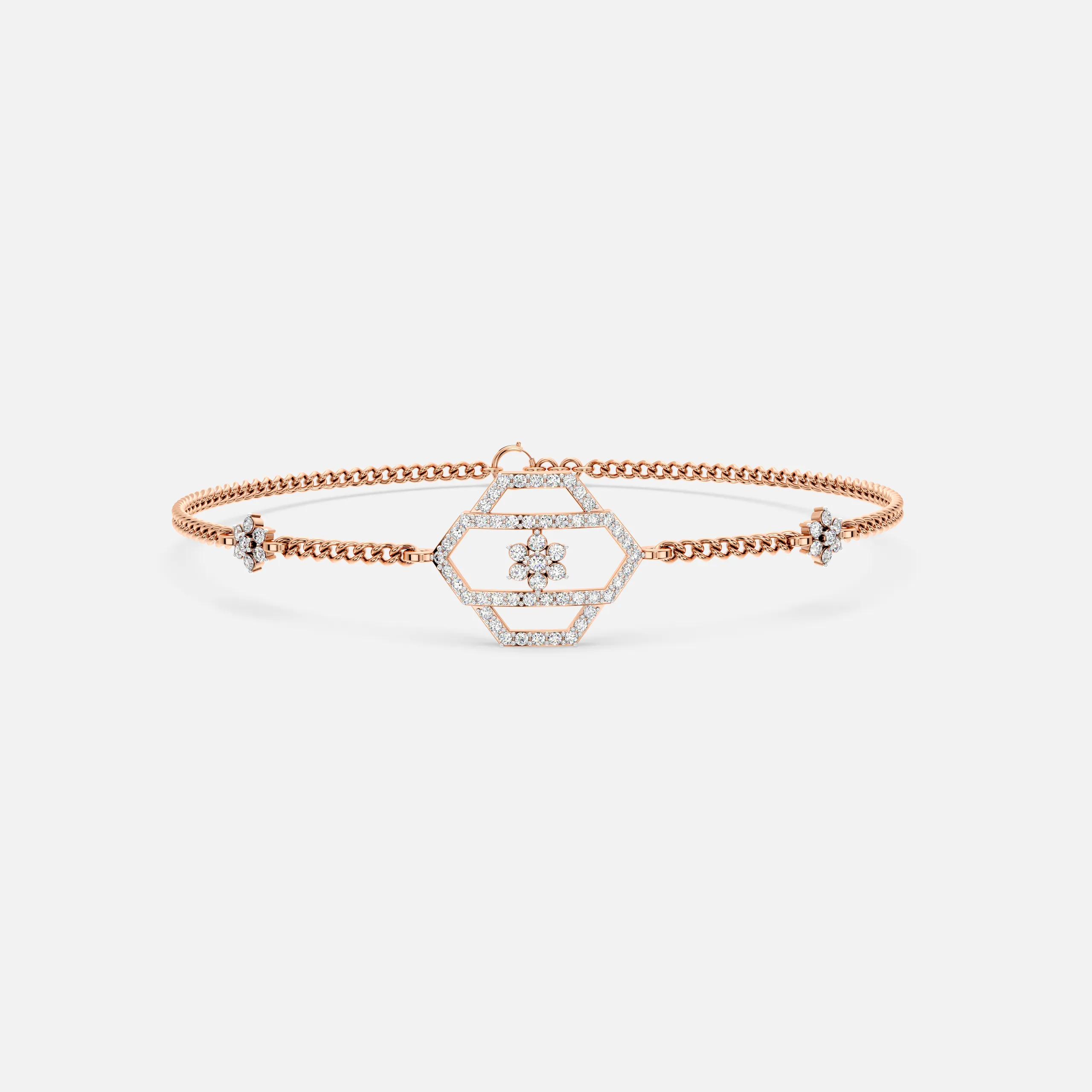 Hex Aura Diamond Bracelet