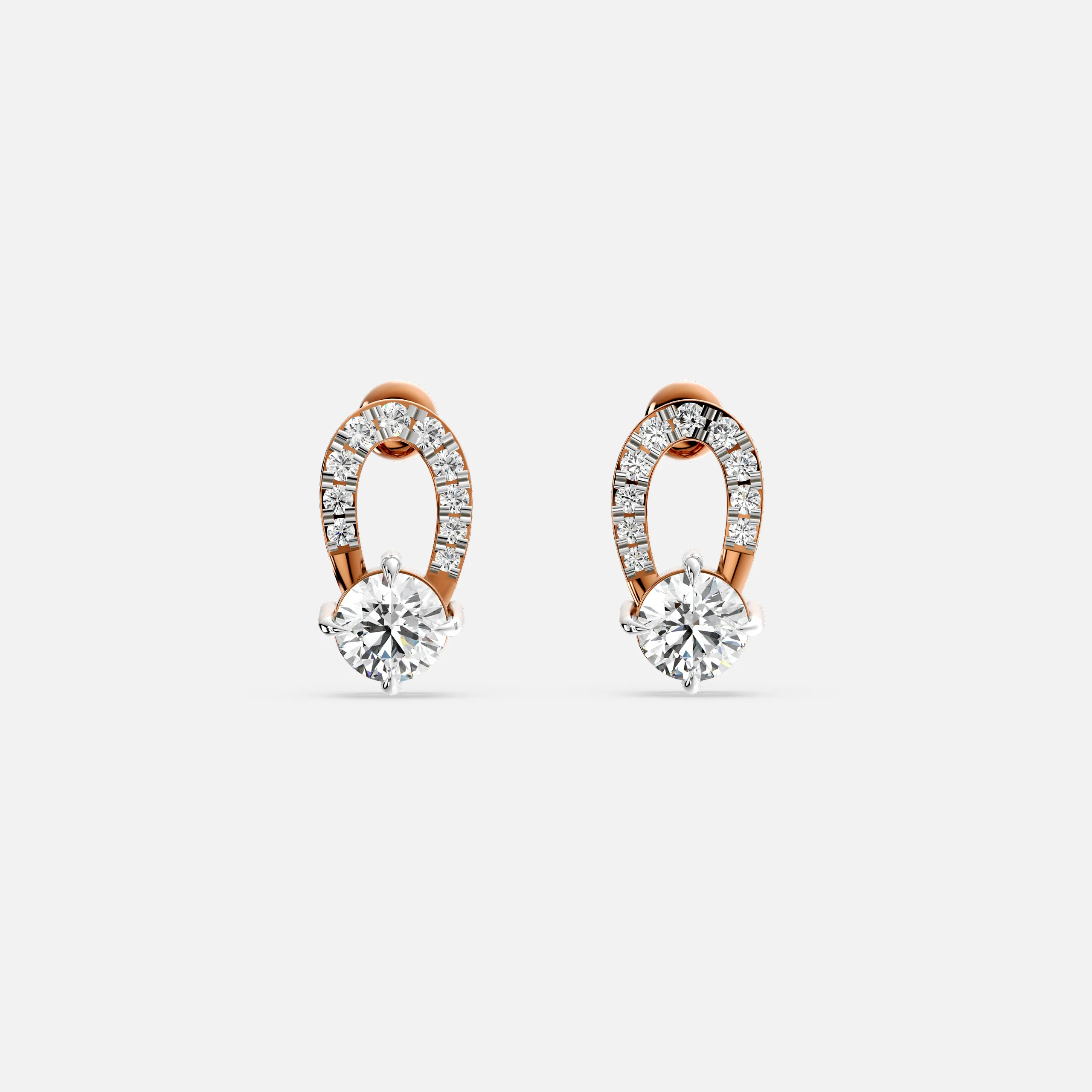 Infinity Glow Diamond Earrings