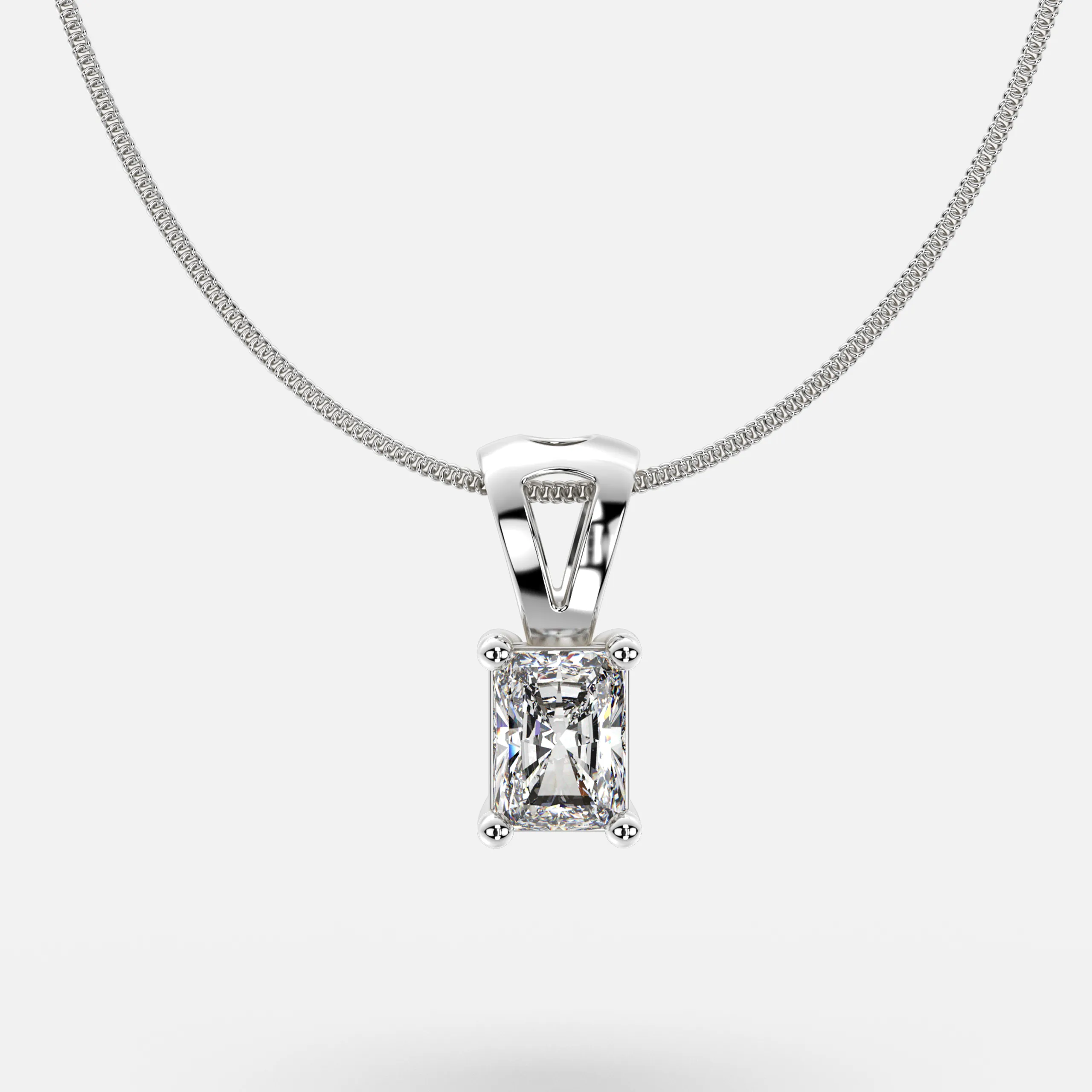 Radiant Grace Diamond Pendant