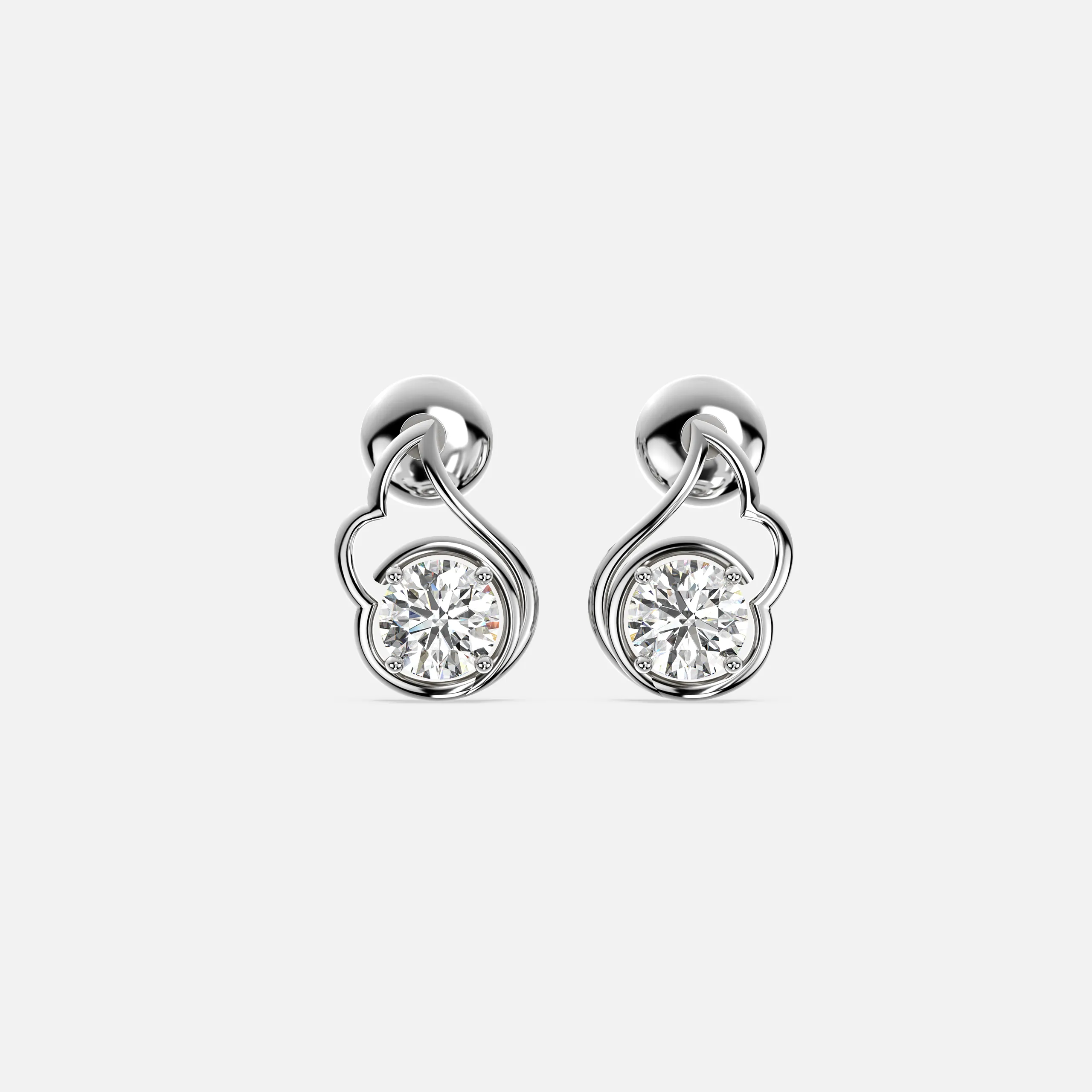 Twilight Teardrop Diamond Earring