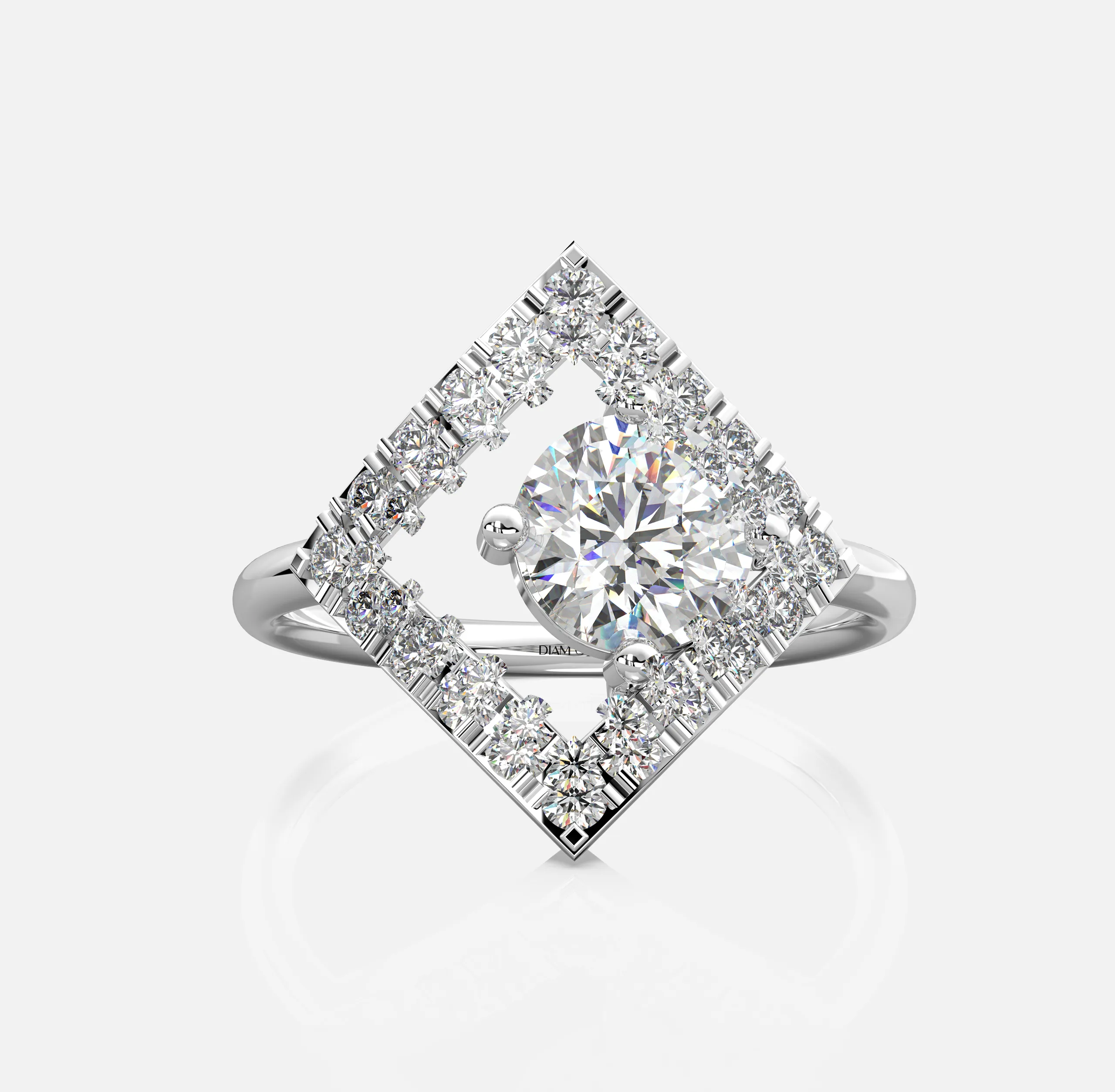 Celeste Frame Diamond Ring