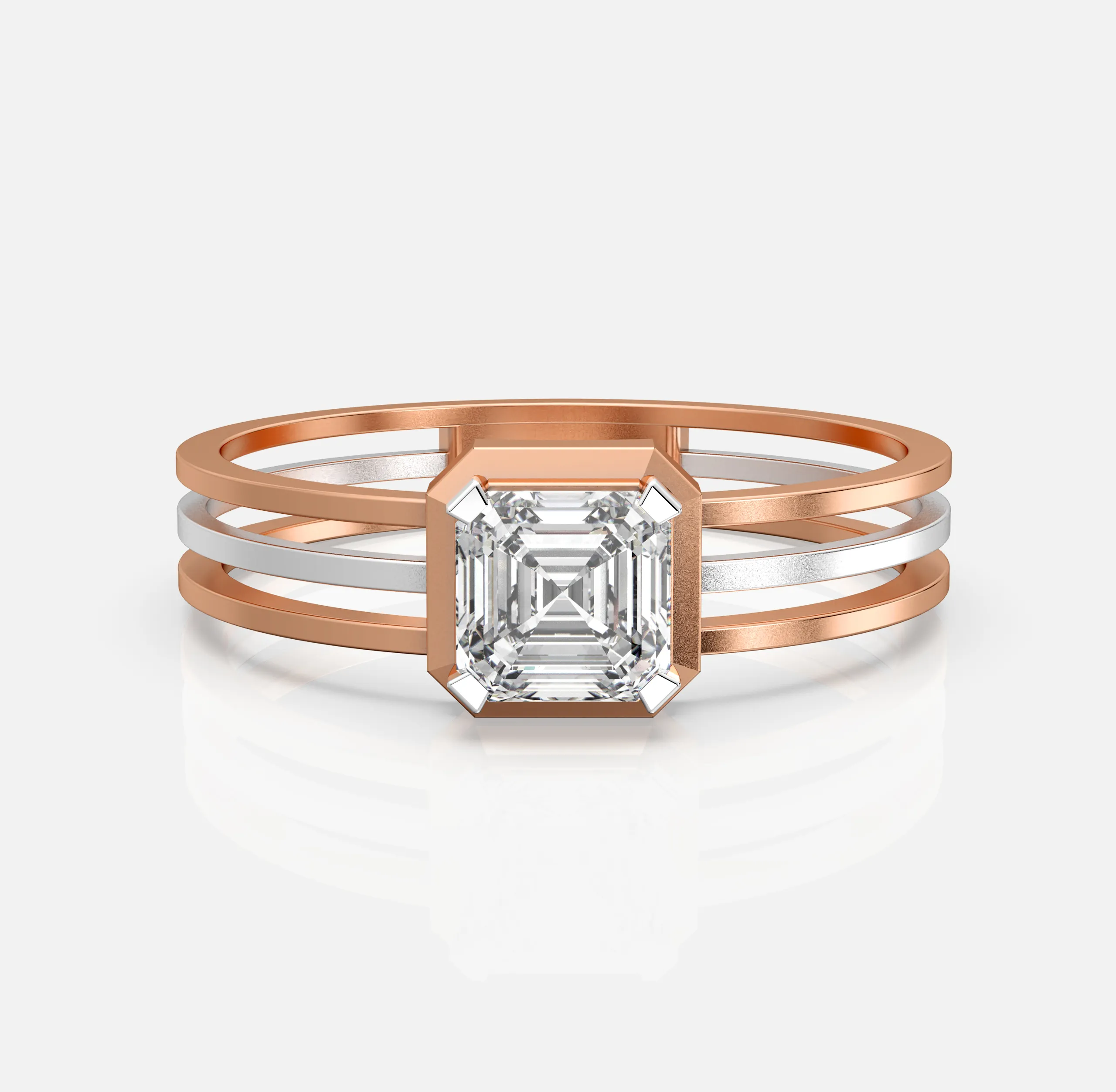 Trinity Frame Diamond Men’s Ring