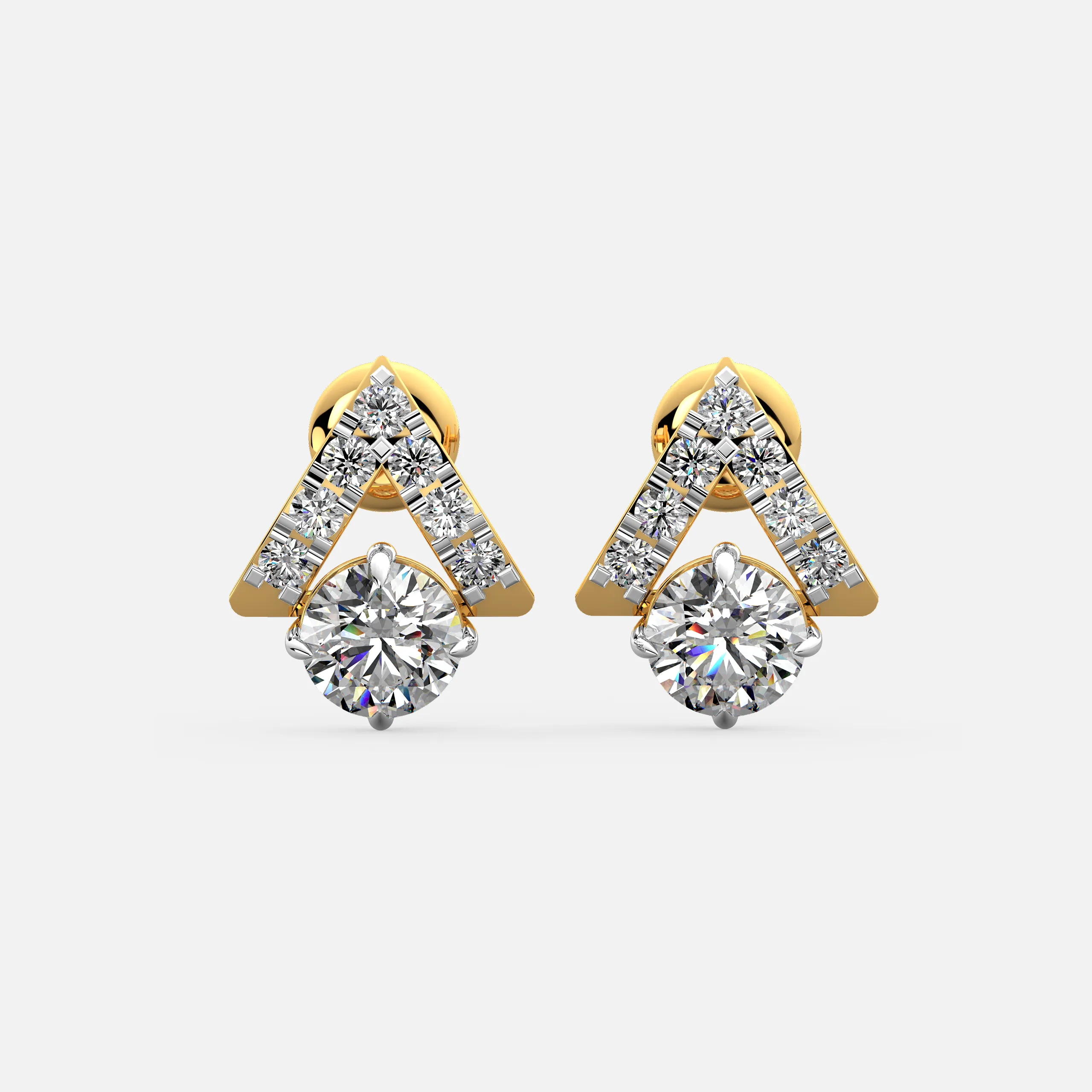 Vertex Diamond Earrings