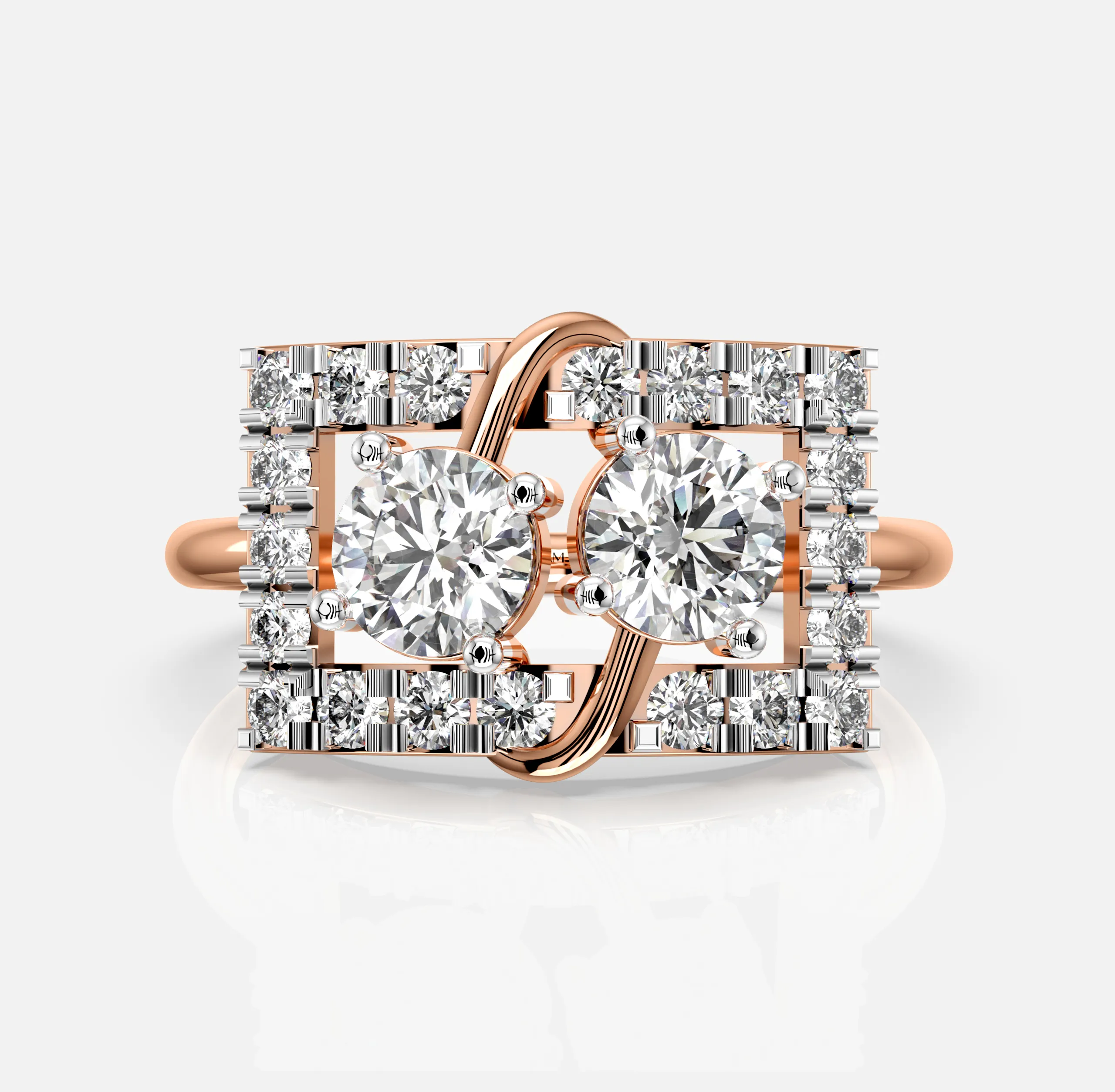 DuoBrilliance Frame Diamond Ring