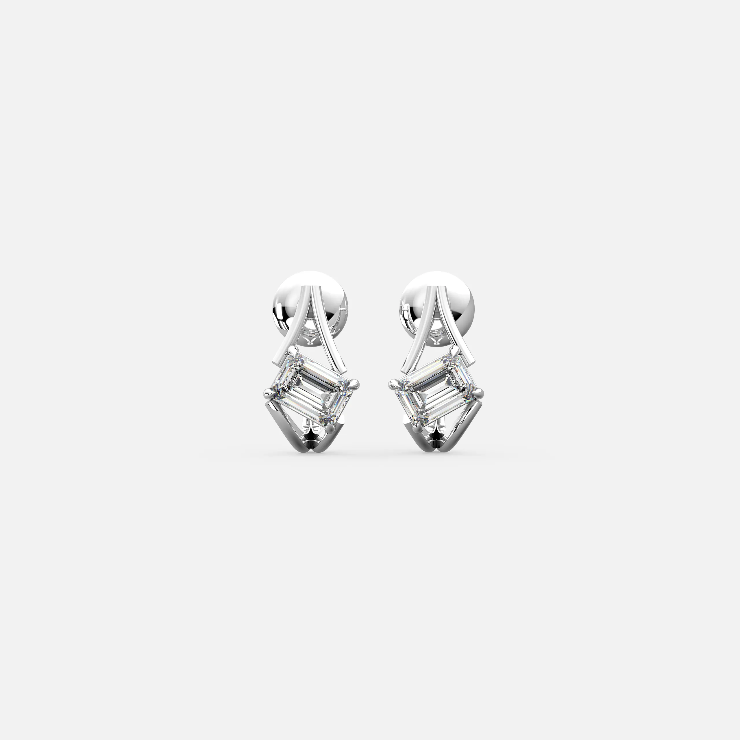 Radiant Edge Diamond Studs