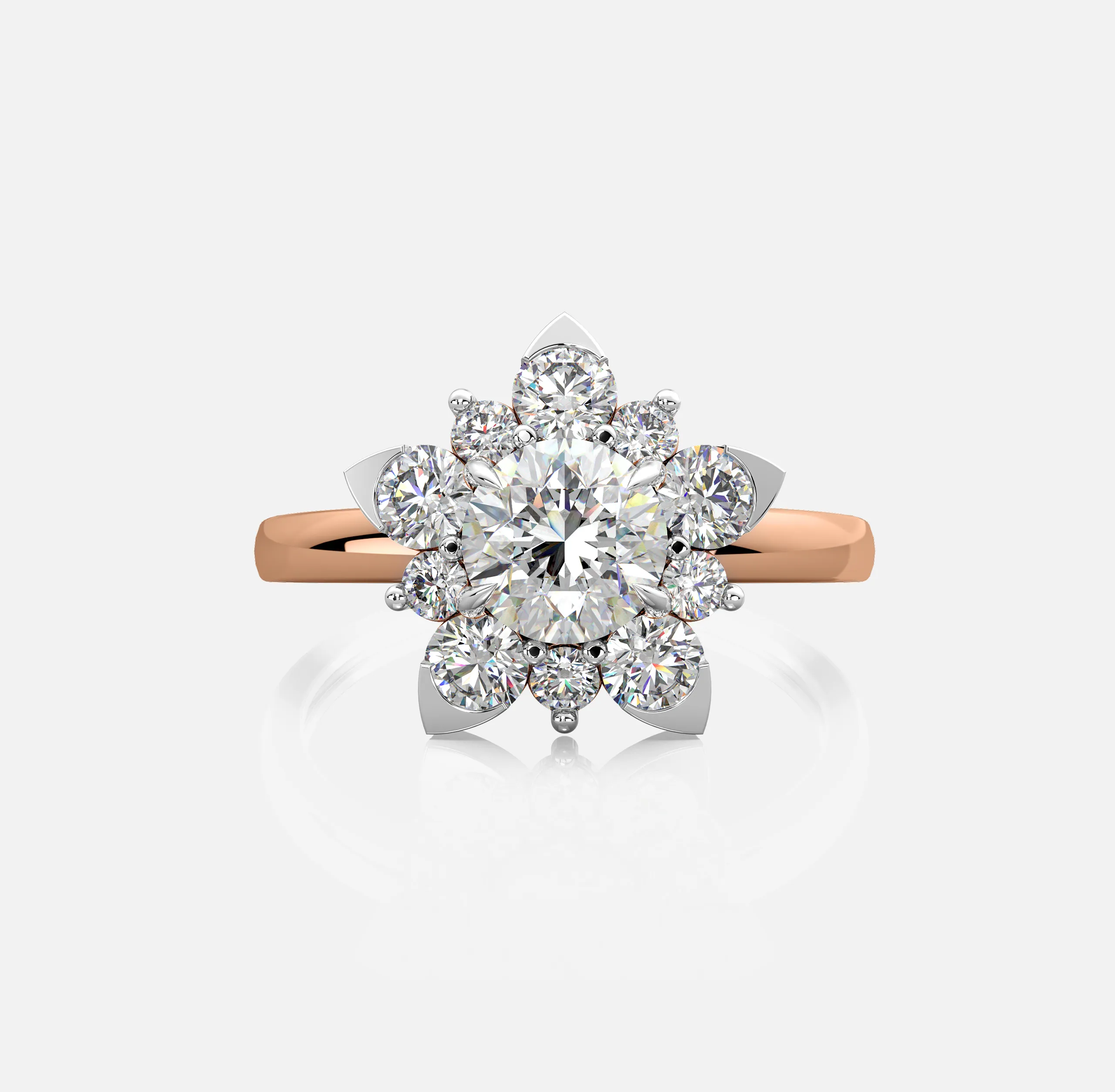 Timeless Floral Diamond Ring
