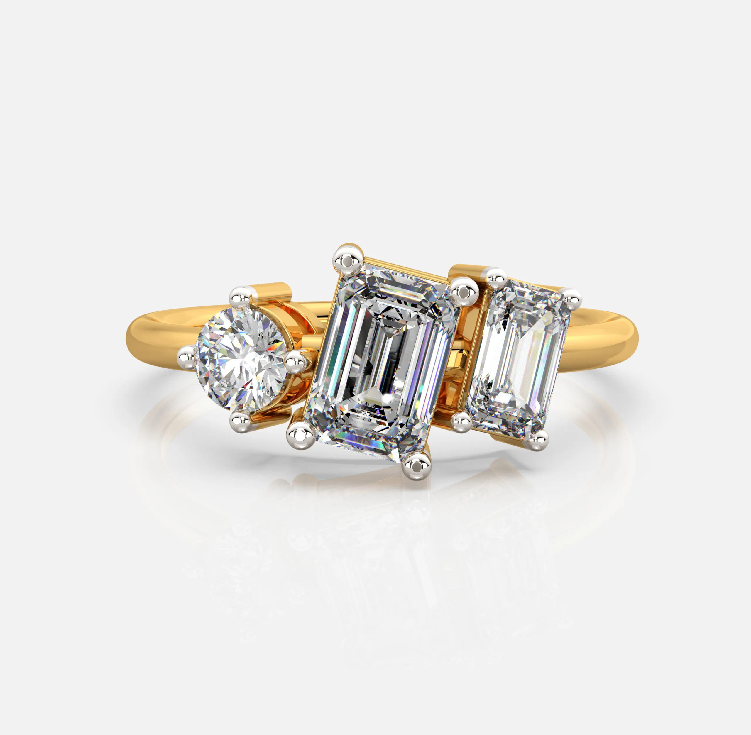 Trinity Glow Diamond Ring