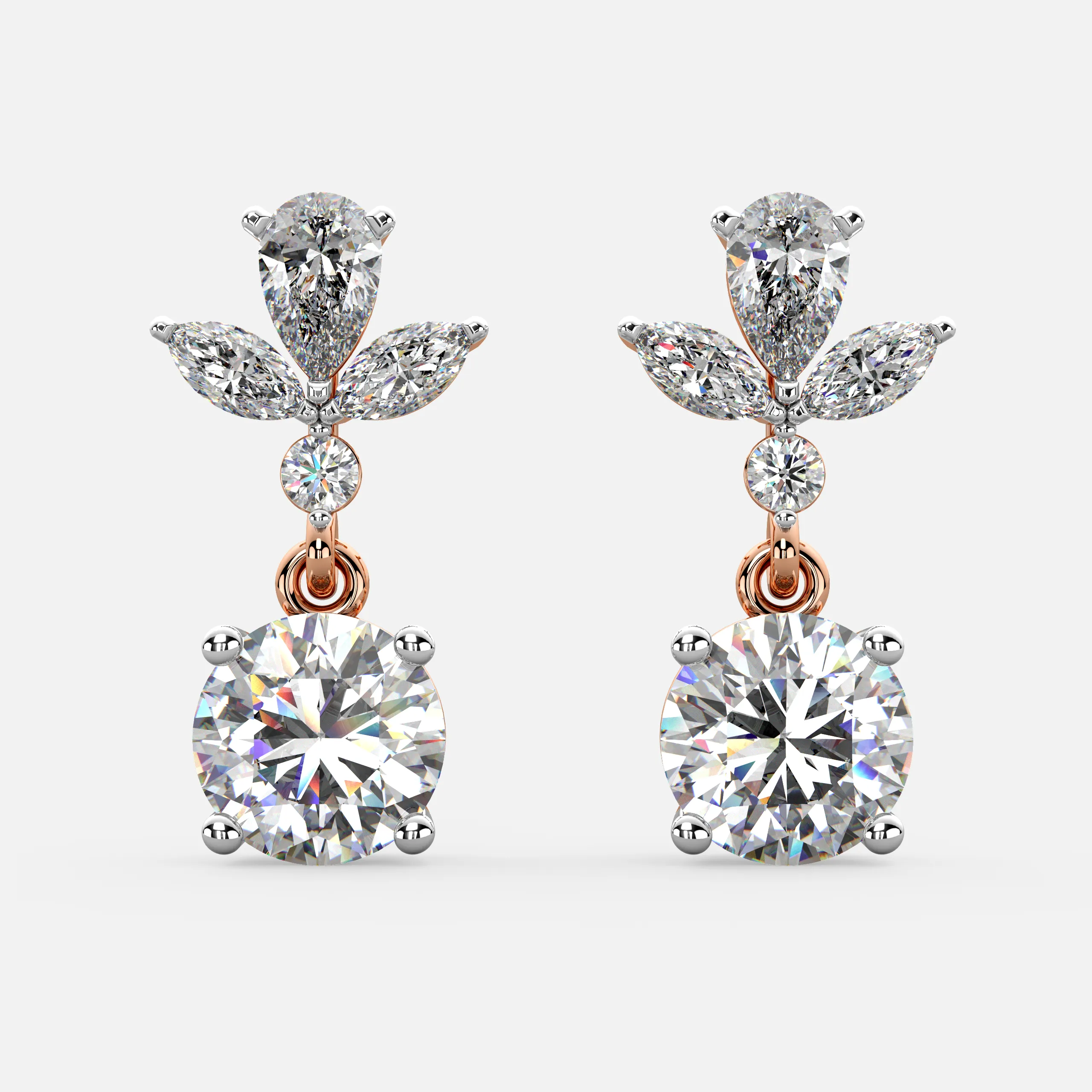 Flora Radiance Diamond Earrings