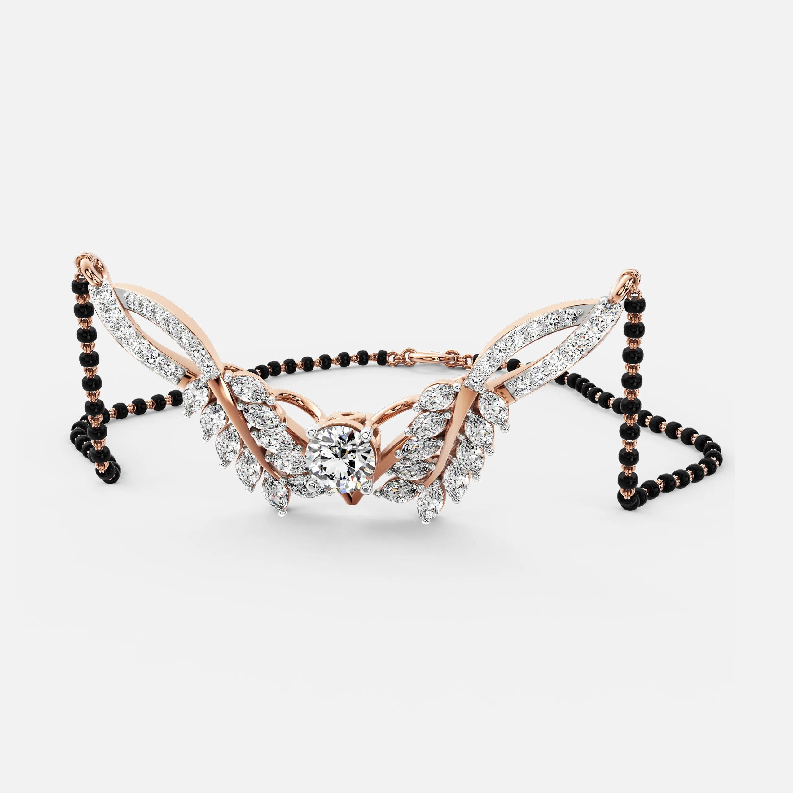 Graceleaf Diamond Mangalsutra