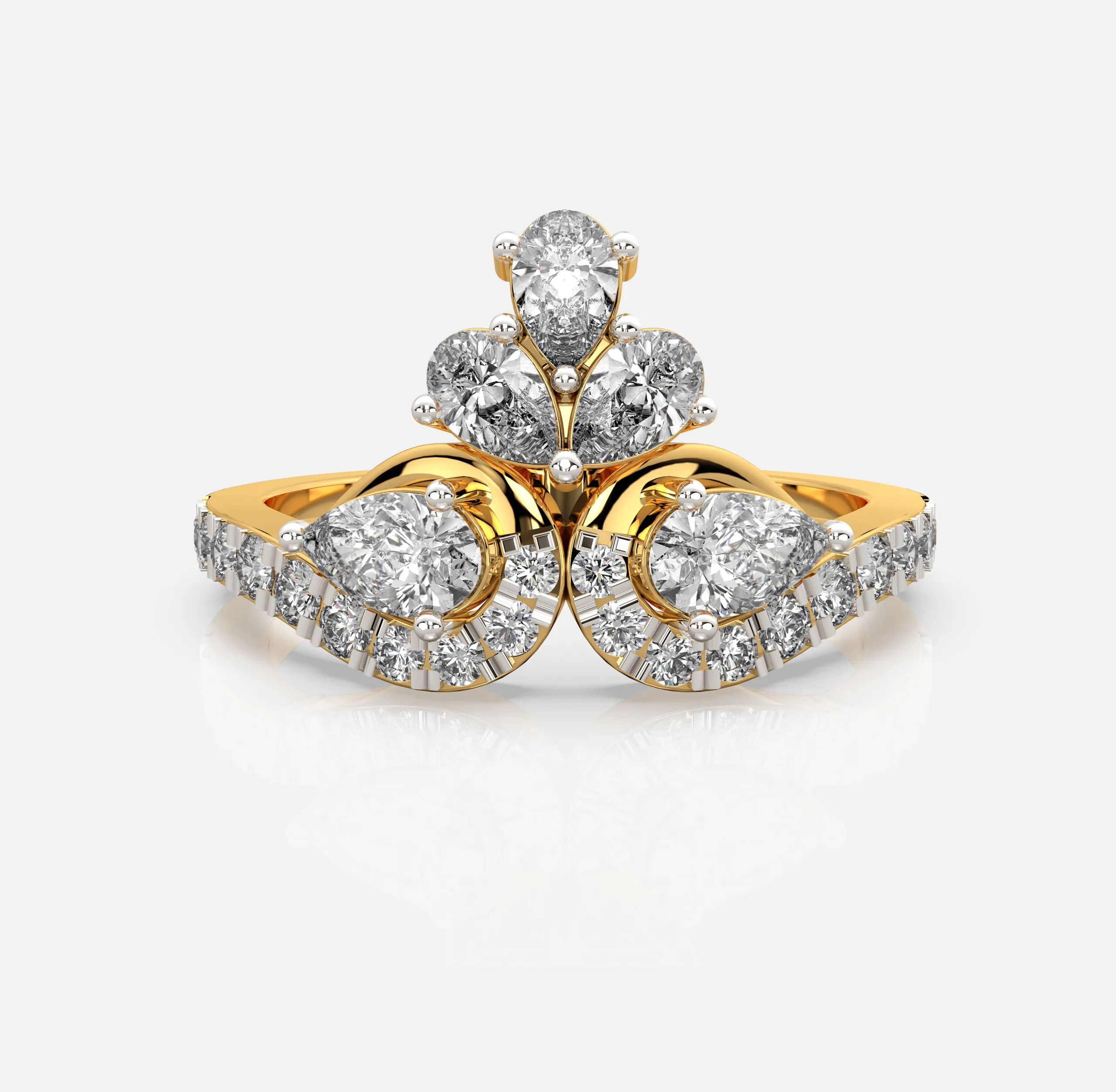 Crown Whisper Ring