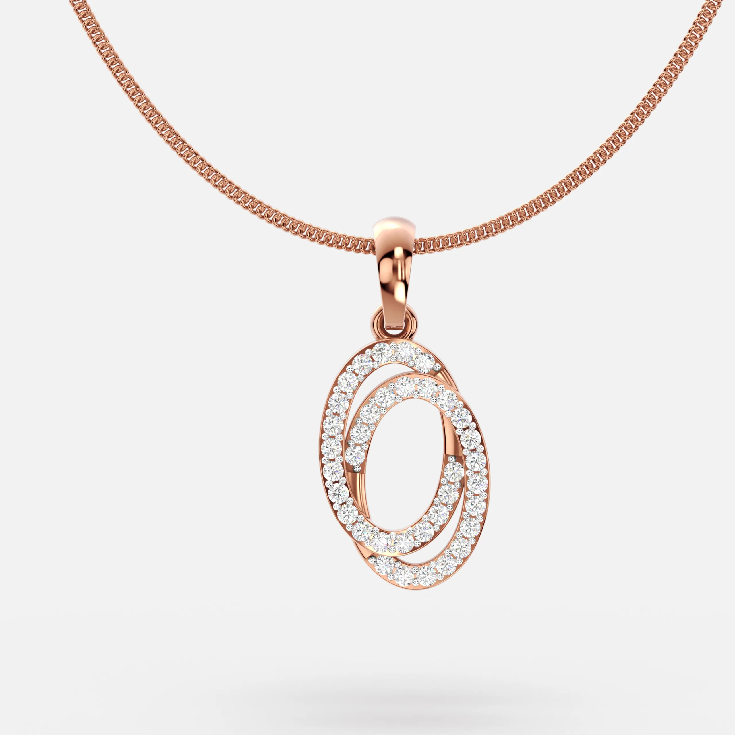 Eternal Loop Diamond Pendant