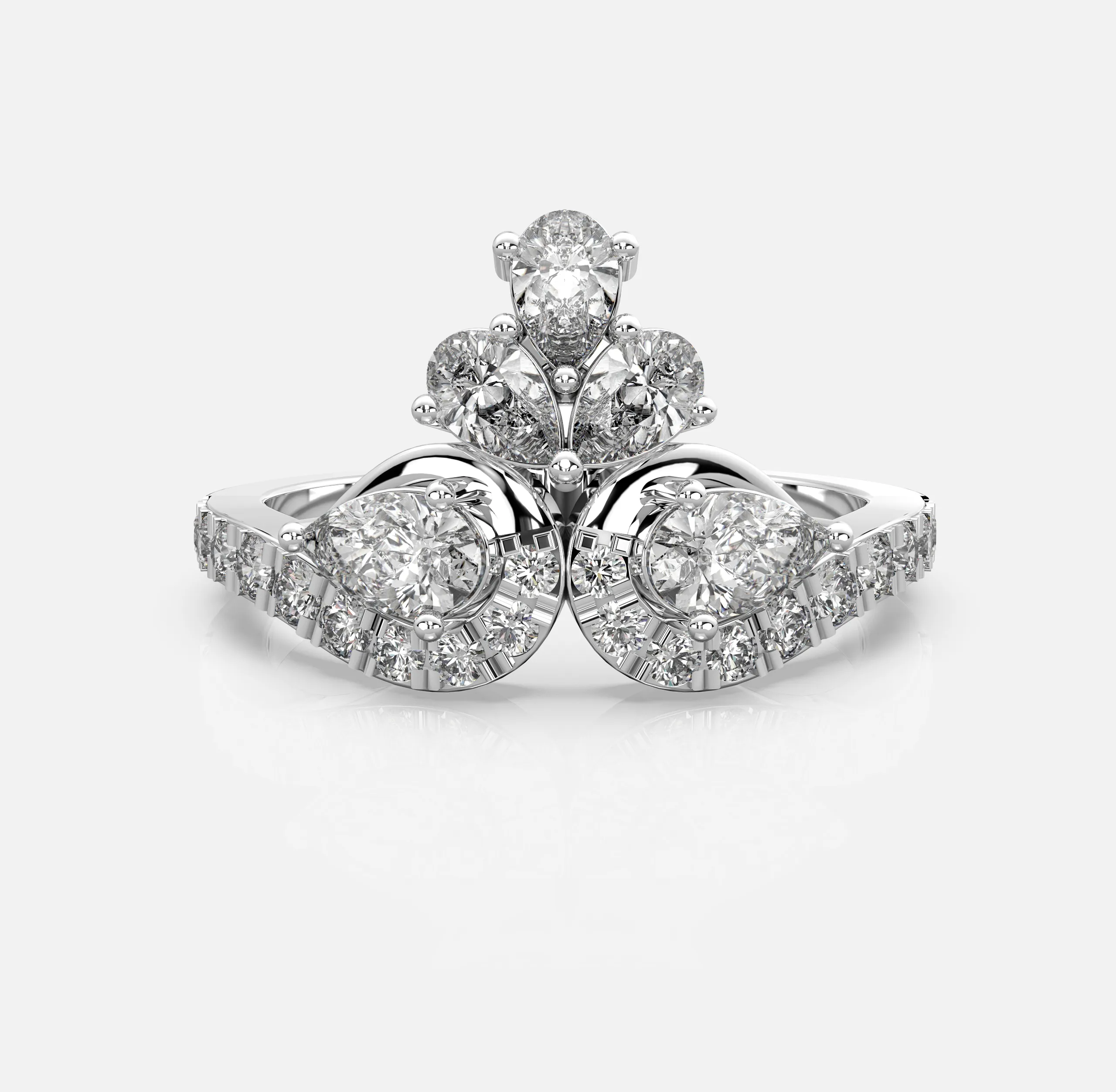 Crown Whisper Ring