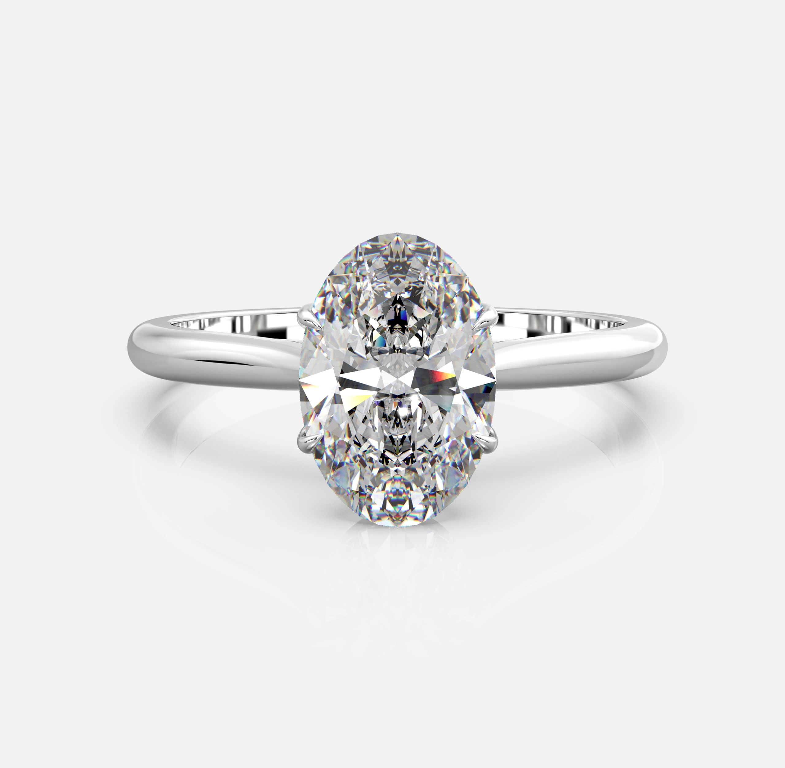 Radiance Oval Diamond Ring