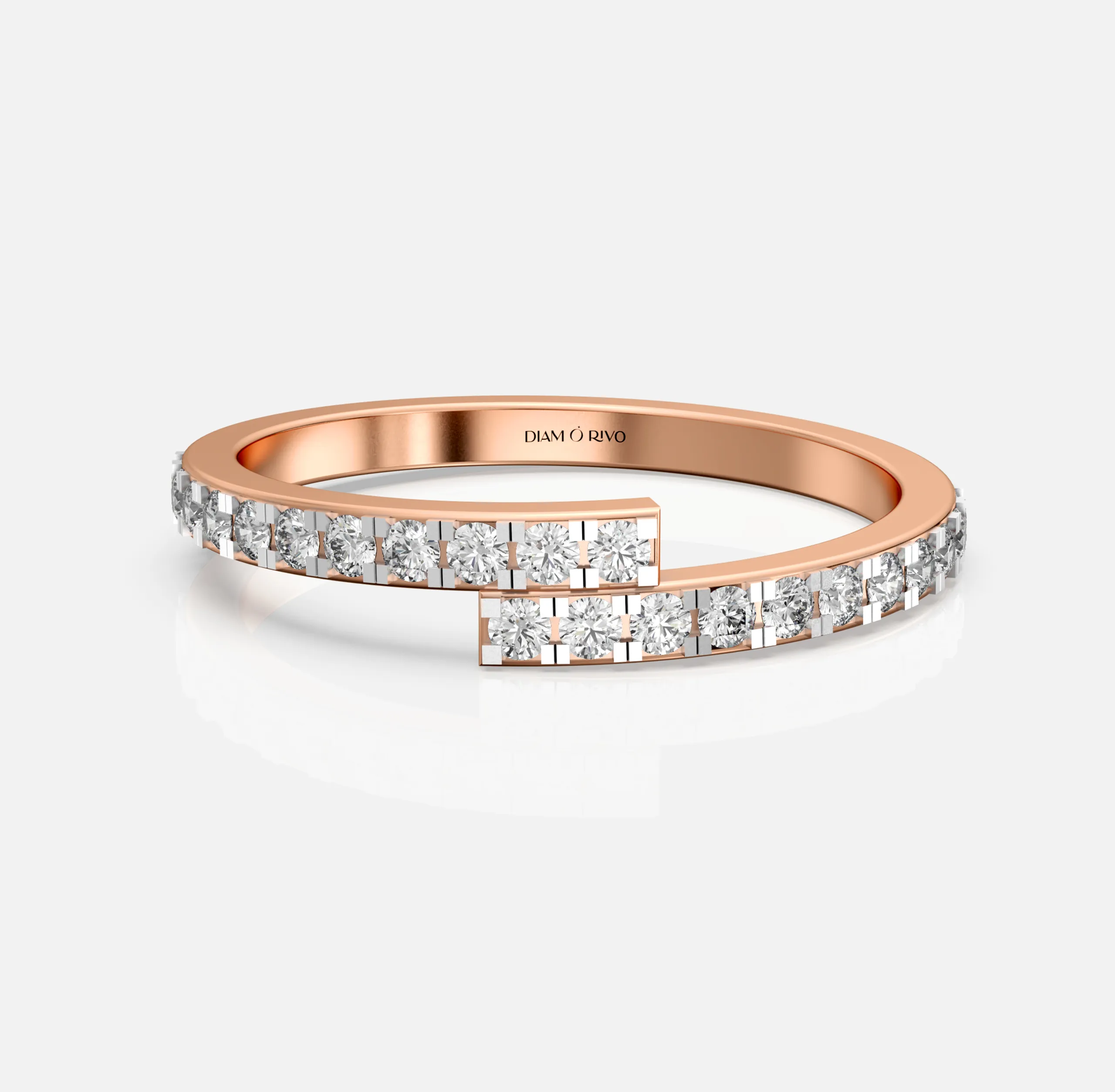 Bypass Diamond Ring
