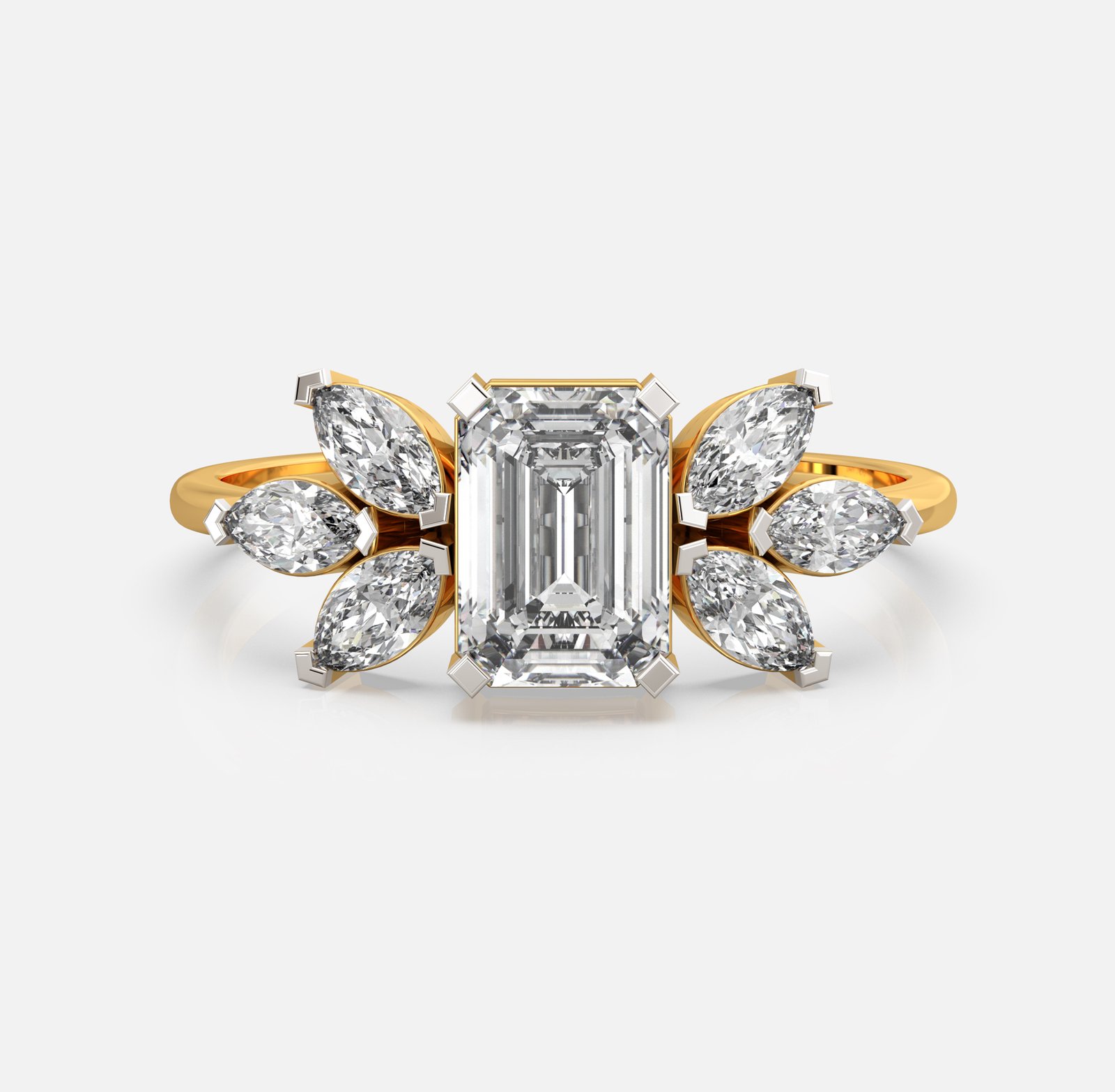 Lustre Petal Diamond Ring