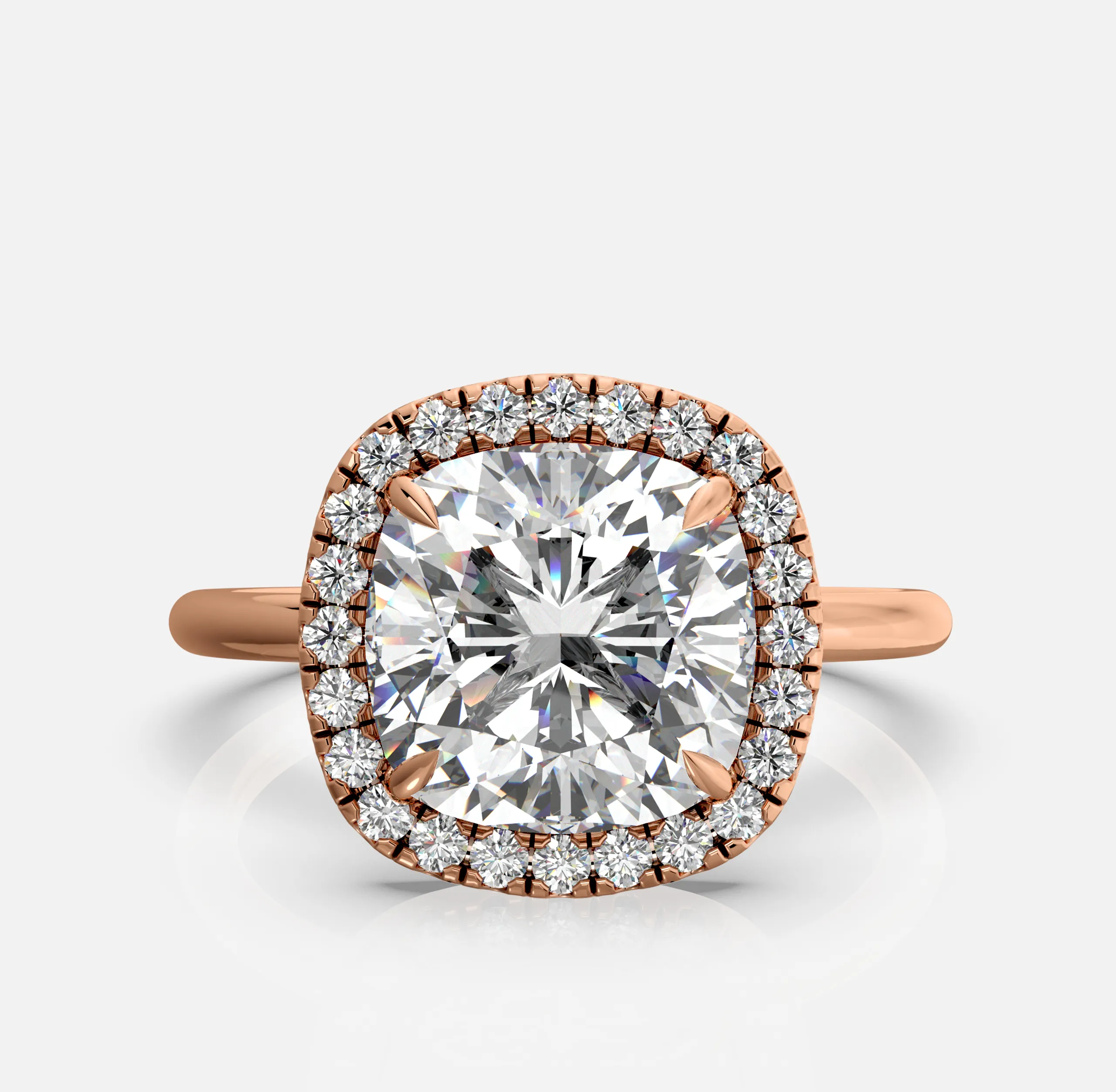Celeste Cushion Diamond Ring