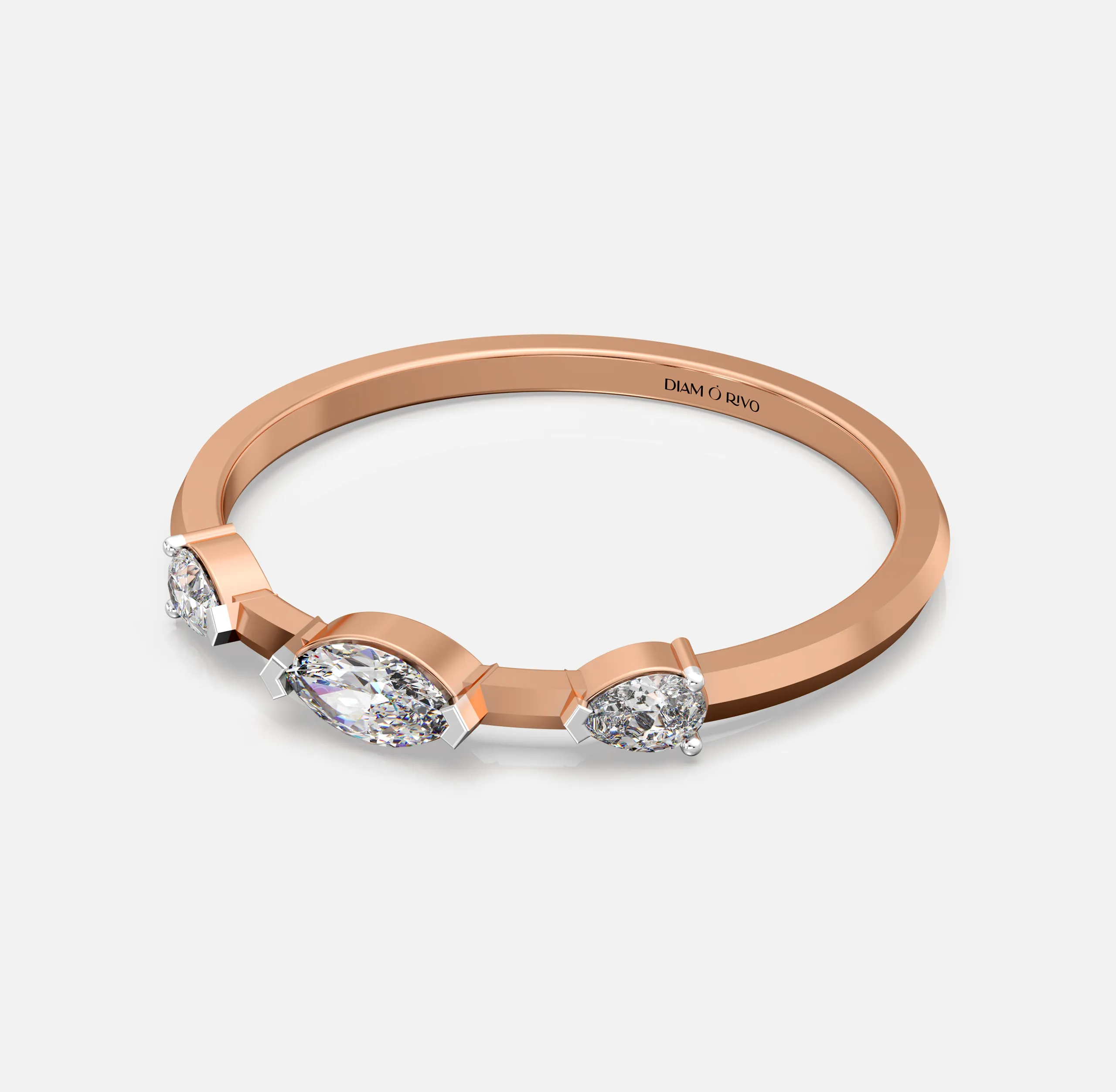 Marquise Center Pear Ring