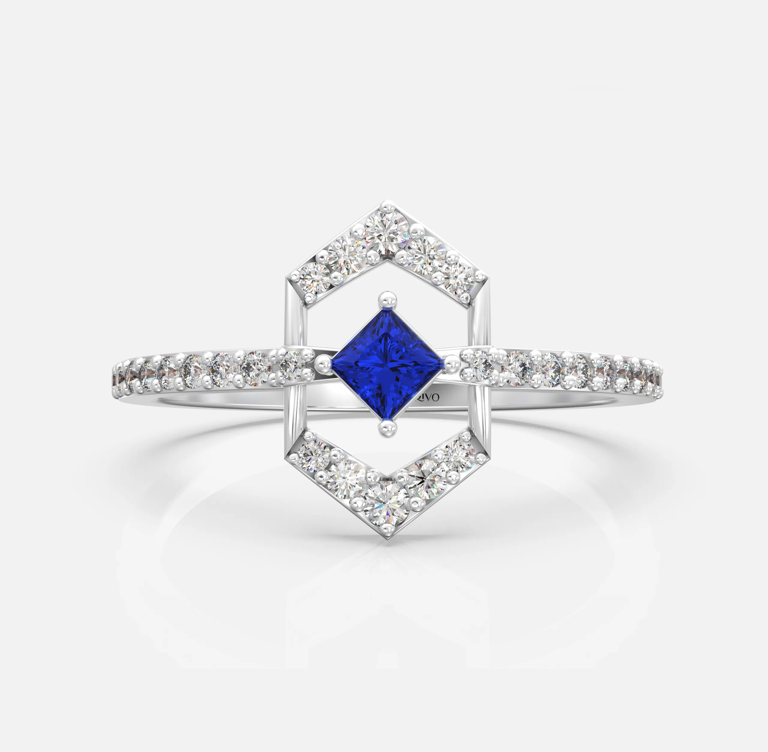 Royal Frame Diamond Ring