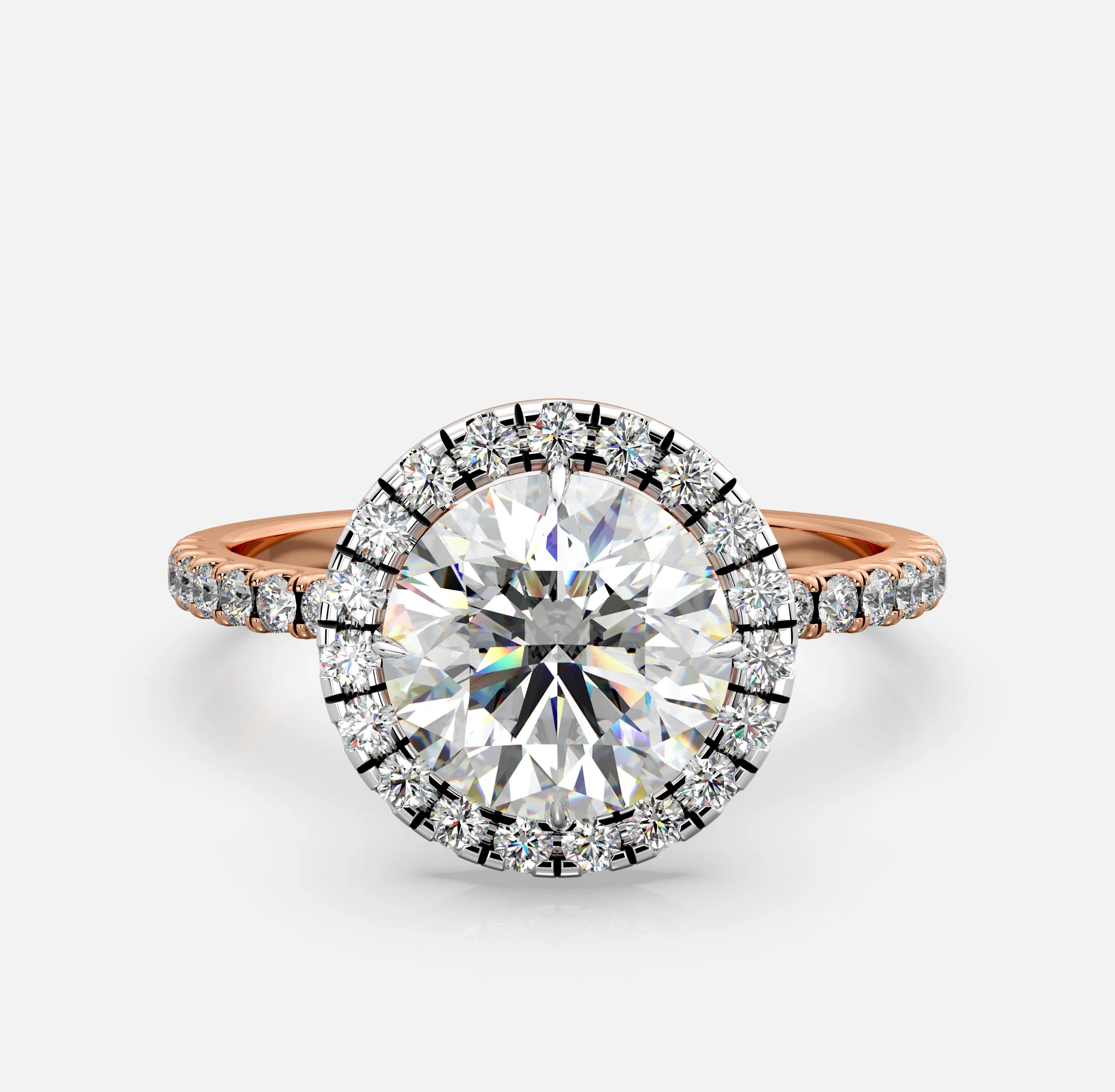 Halo Diamond Ring
