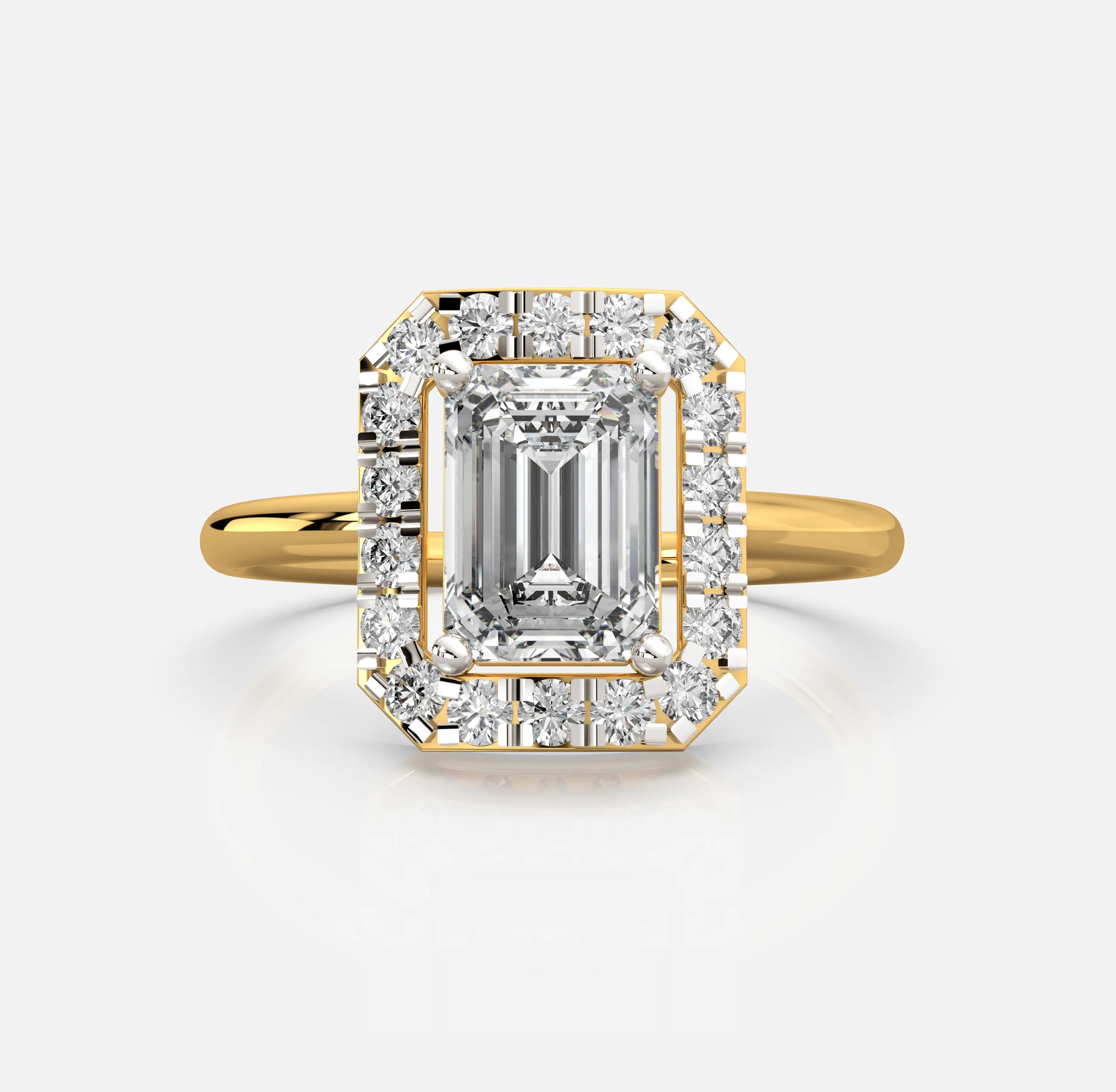 Gloria Halo Diamond Ring