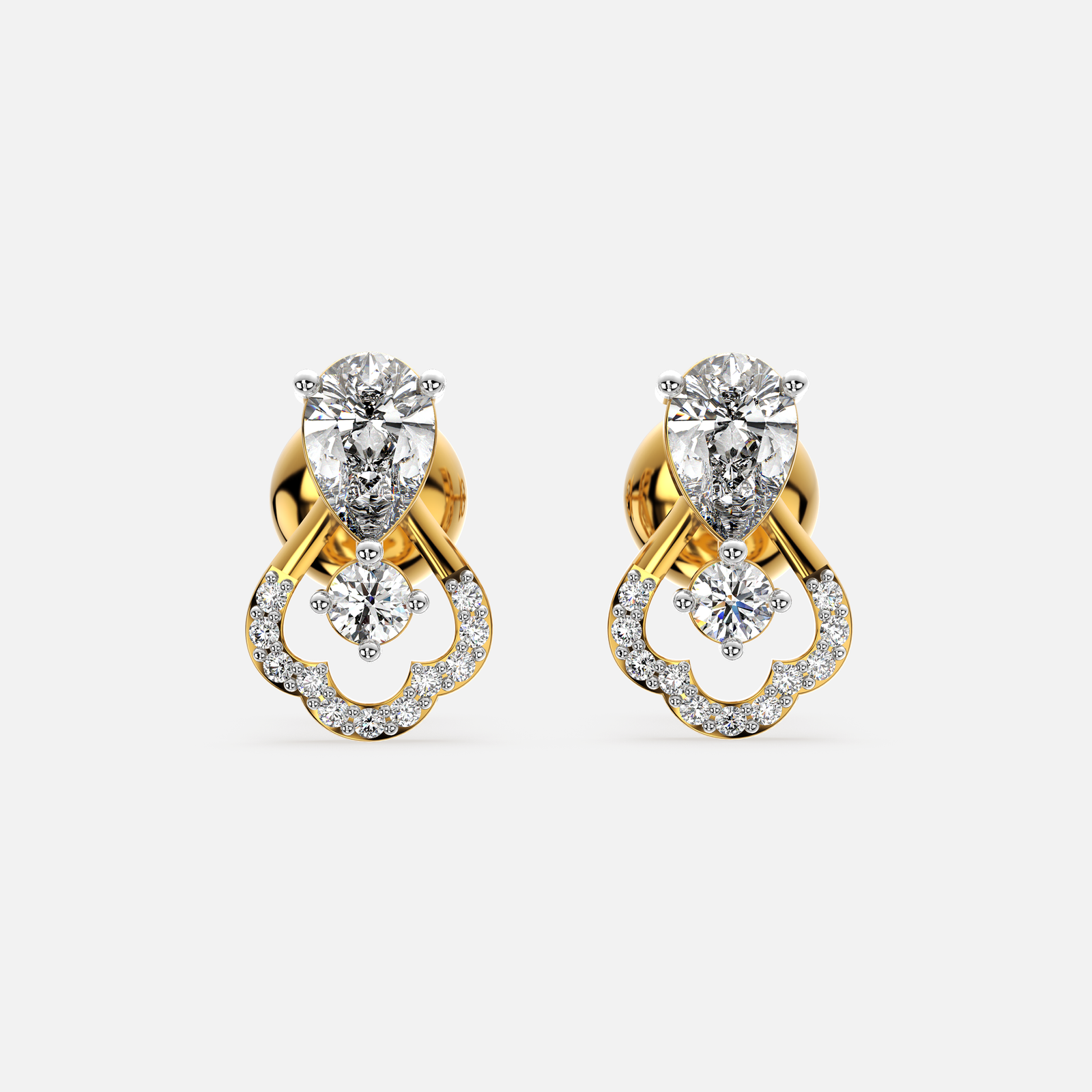 Teardrop Radiance Diamond Earrings