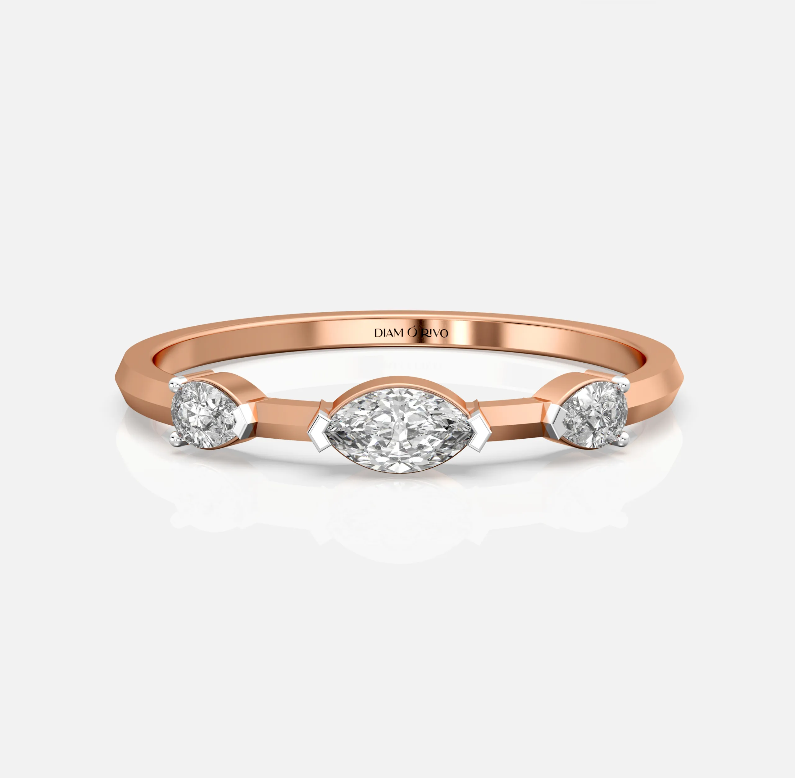 Marquise Center Pear Ring