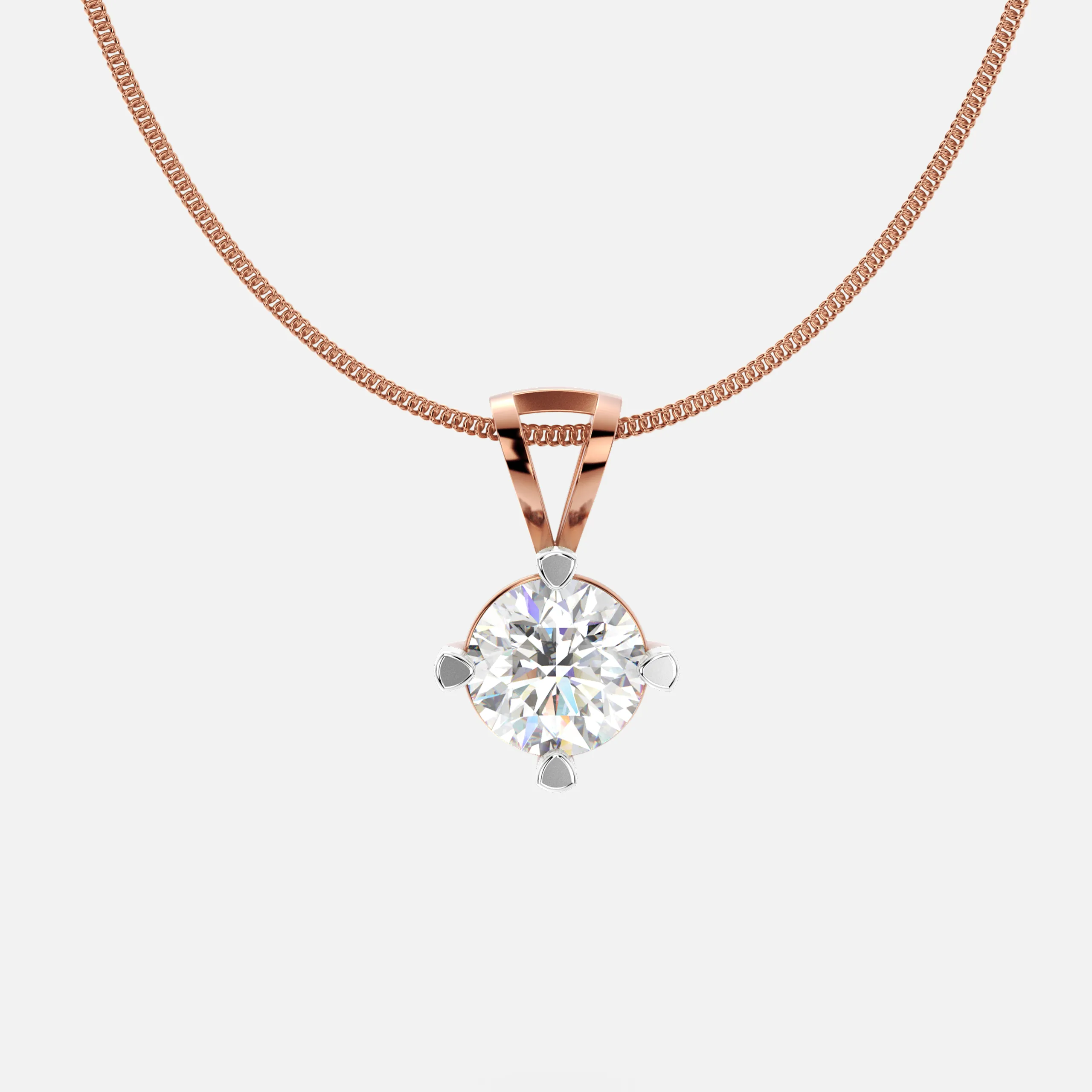 Luna Solitaire Pendant
