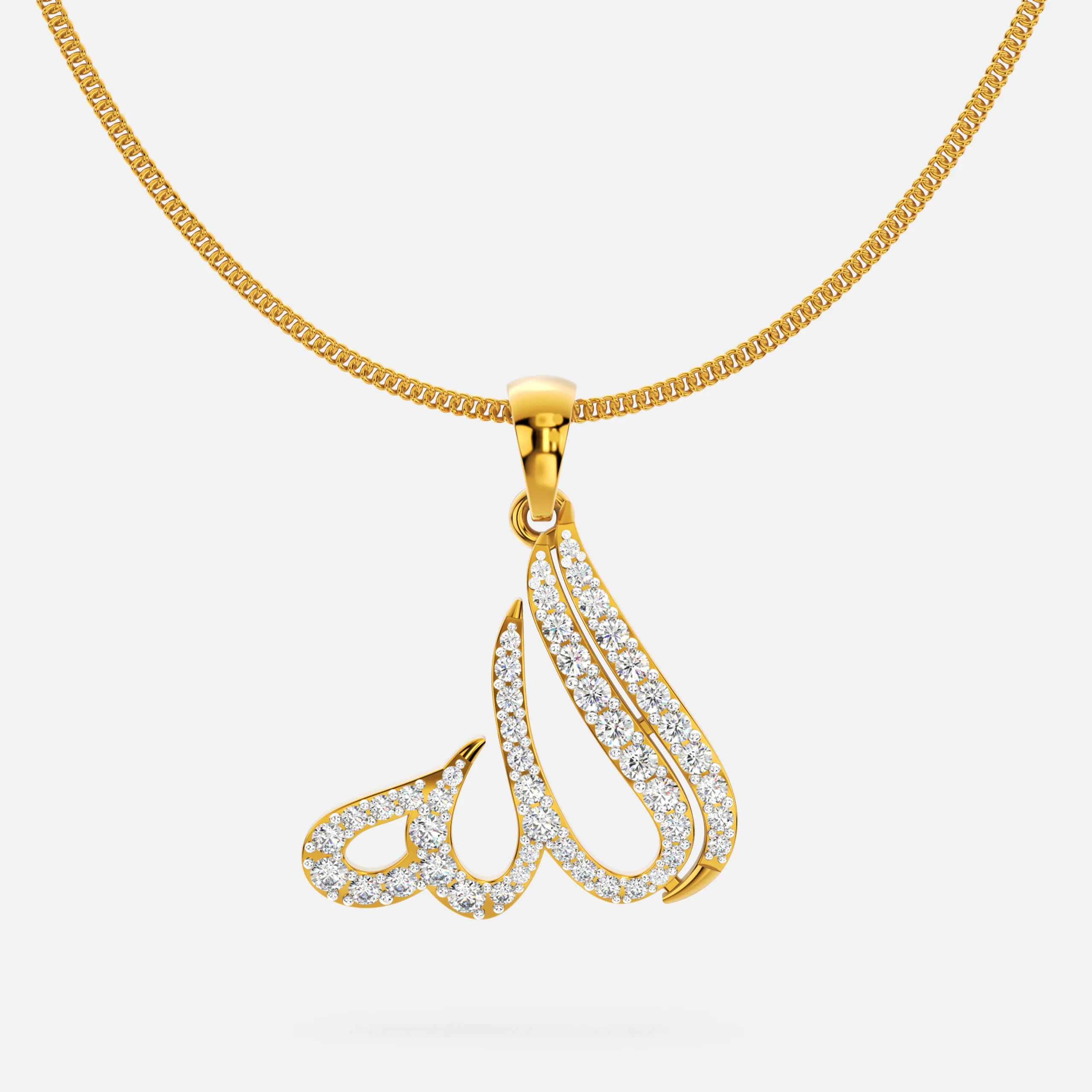 Divine Flow Diamond Pendant