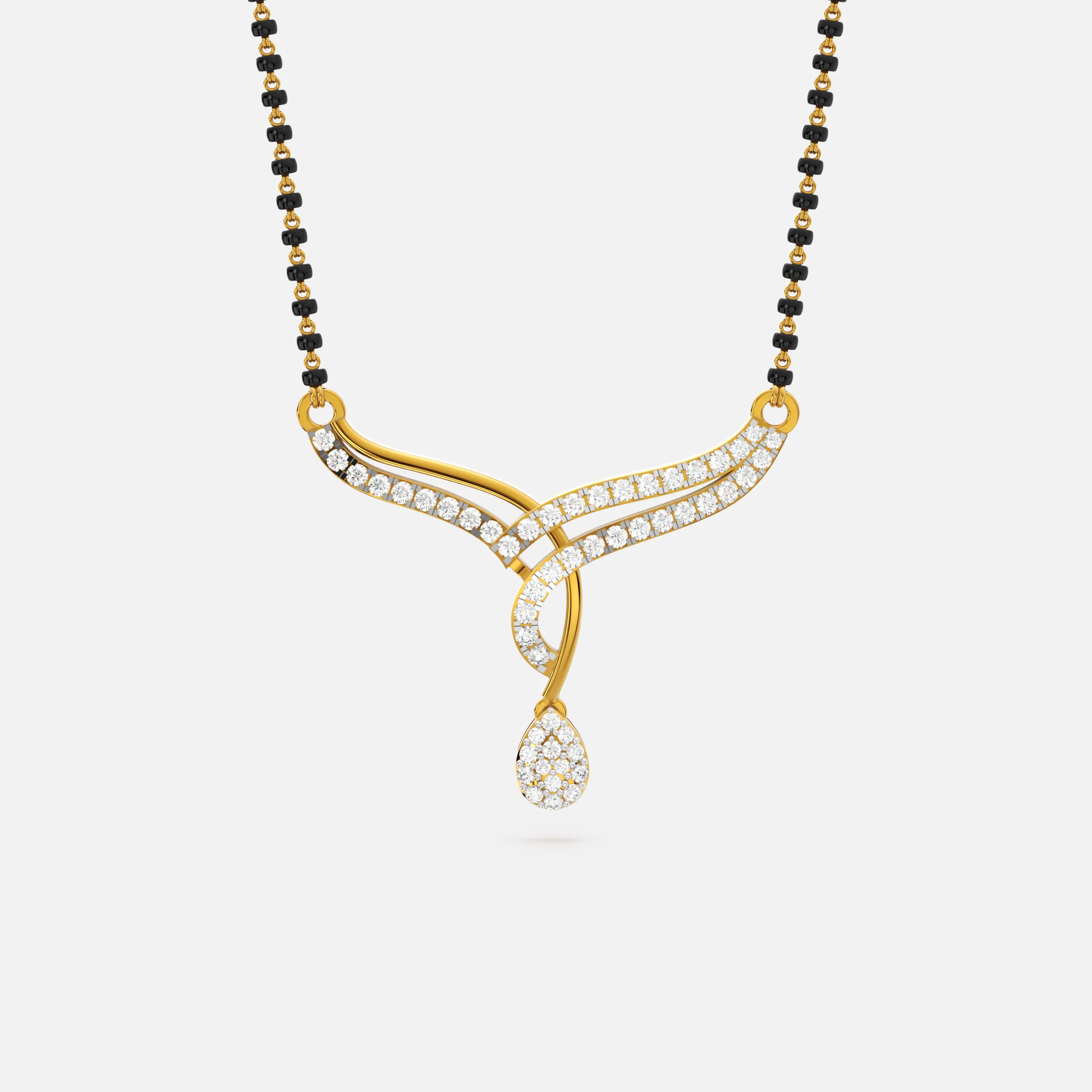 Twirl Grace Diamond Mangalsutra