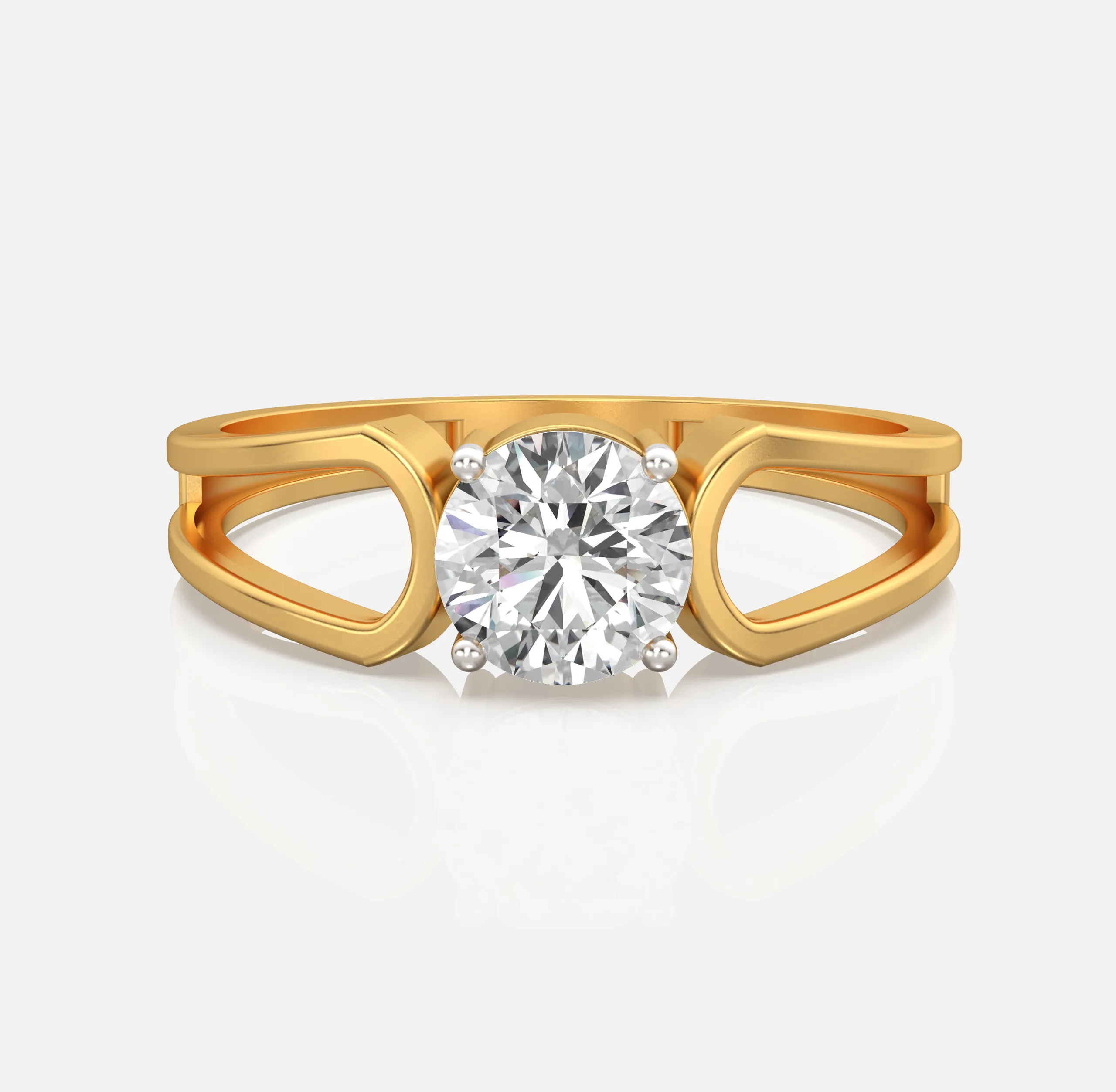 Modern Solitaire Men’s Ring