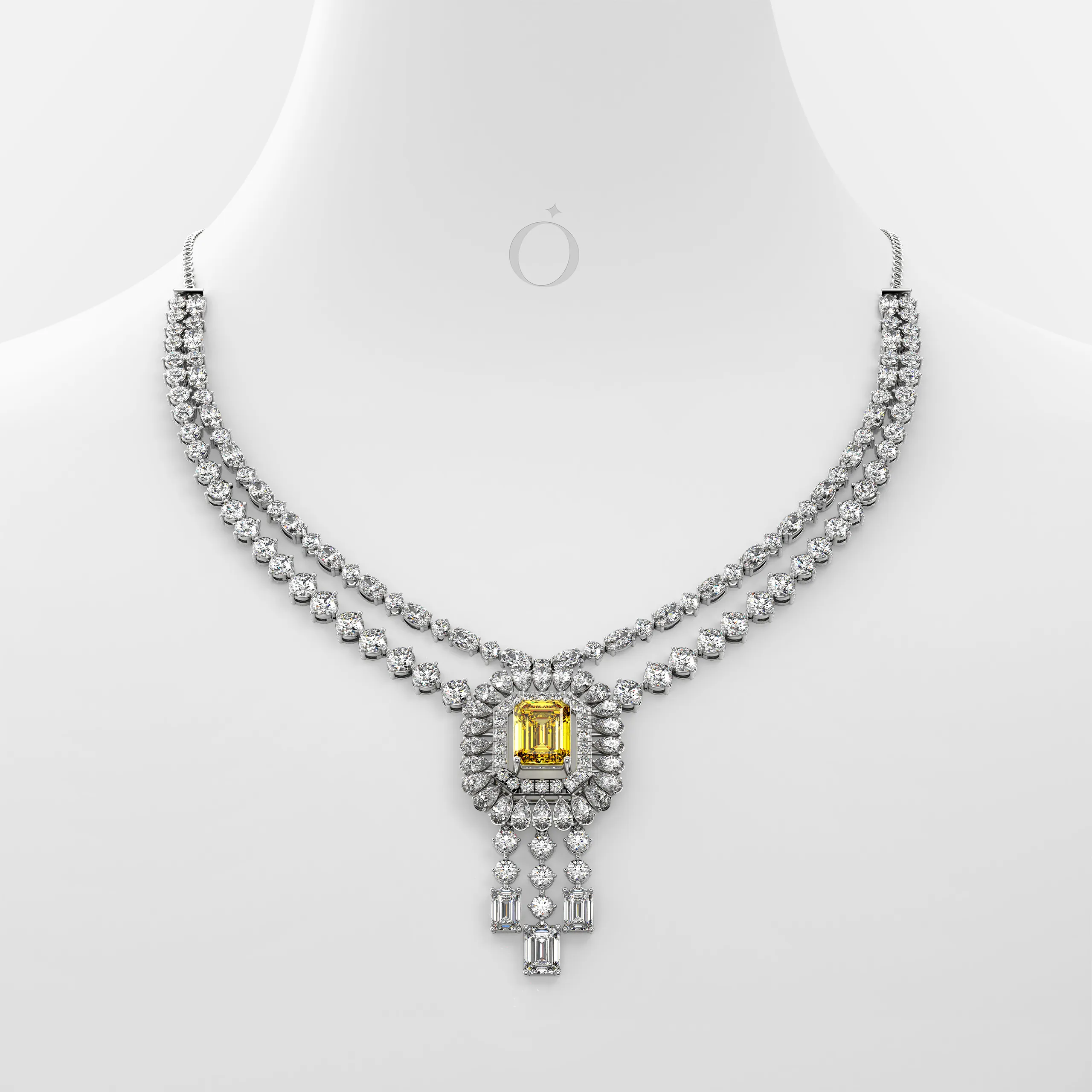 Celestial Glow Diamond Necklace